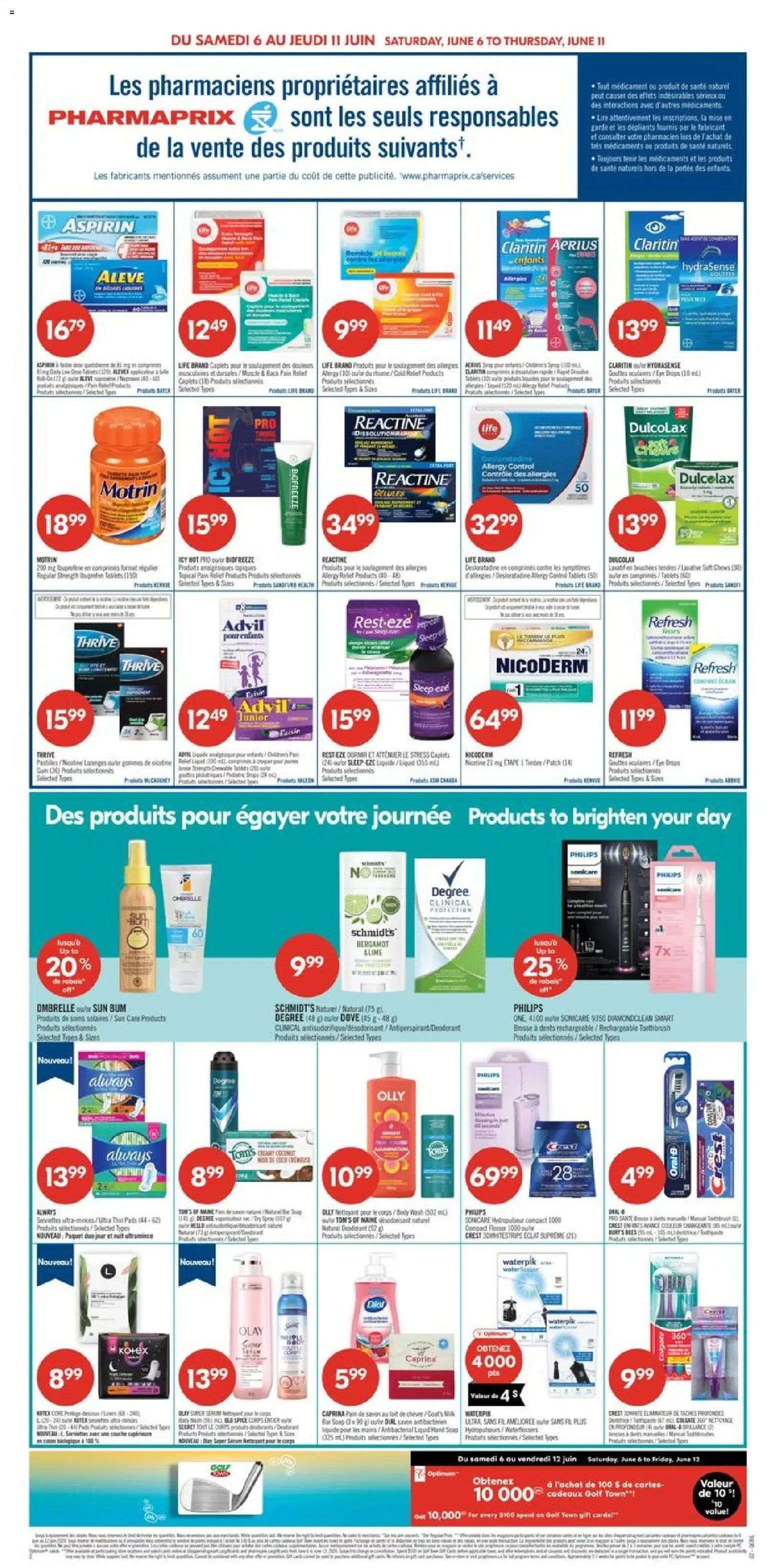 Pharmaprix weekly flyer / circulaire