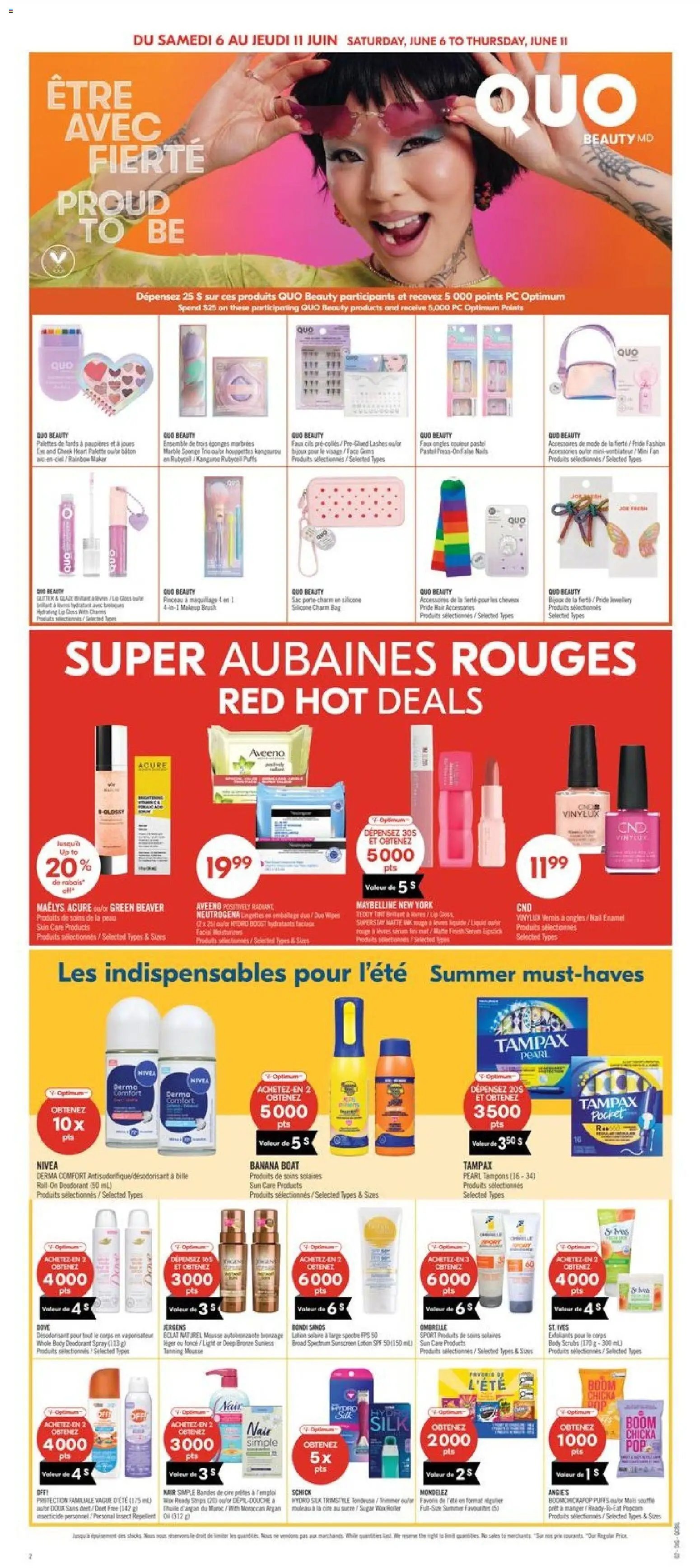 Pharmaprix weekly flyer / circulaire
