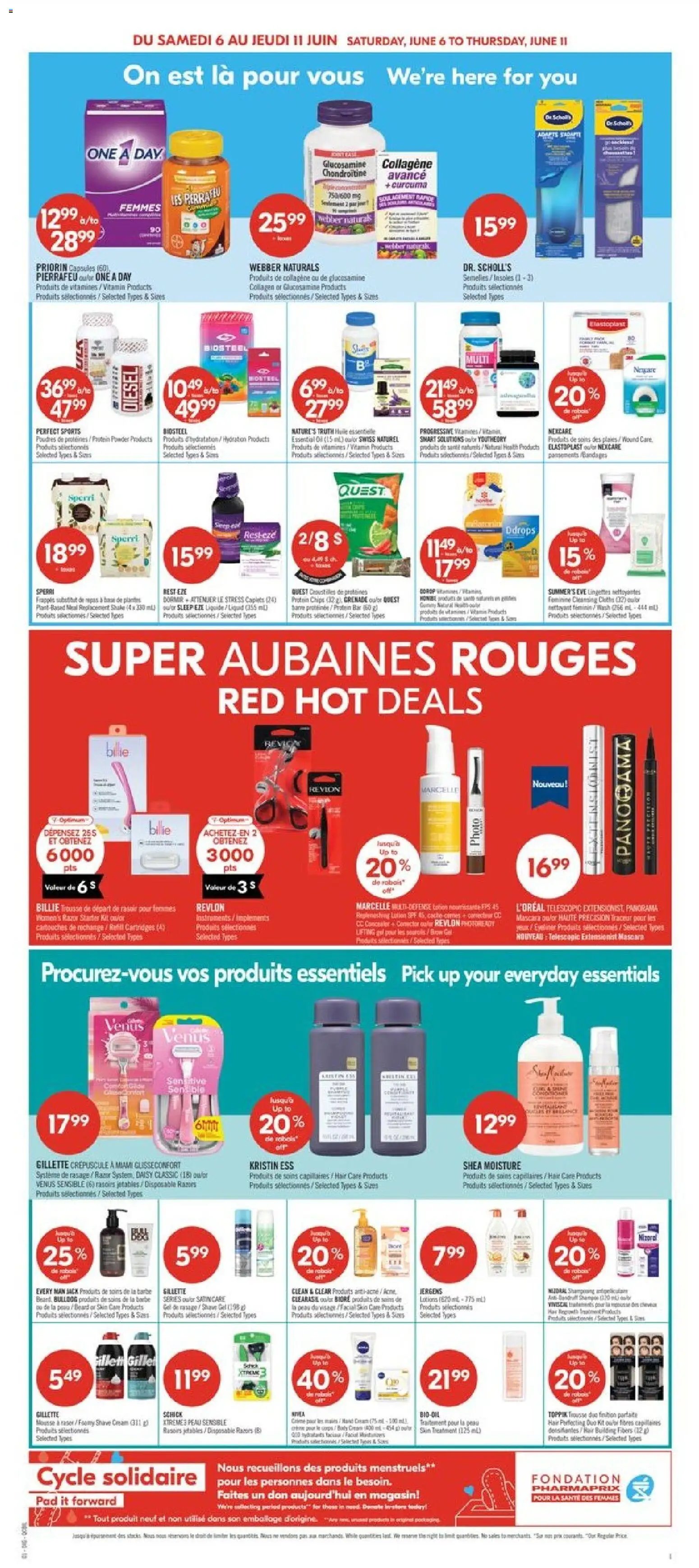 Pharmaprix weekly flyer / circulaire