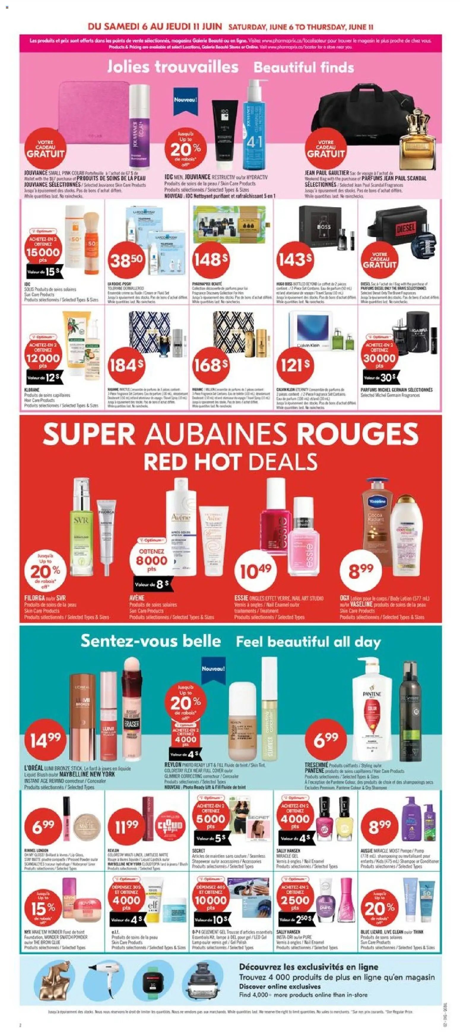 Pharmaprix weekly flyer / circulaire
