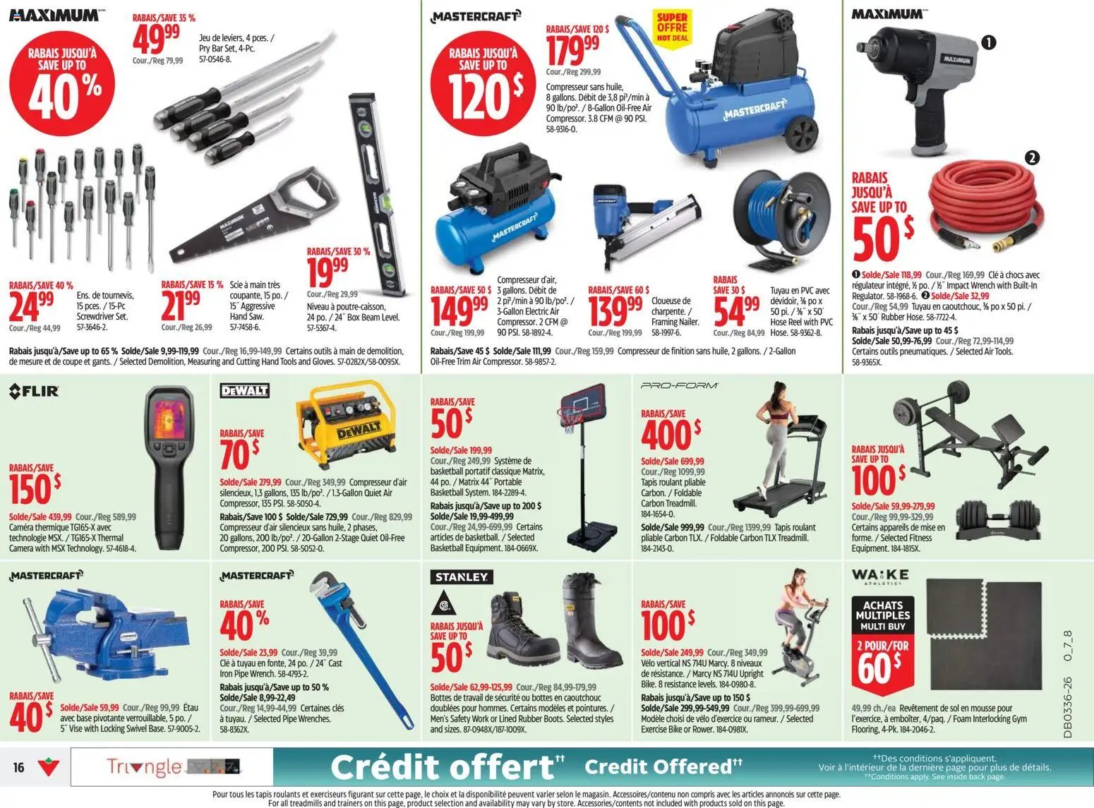 Canadian Tire circulaire