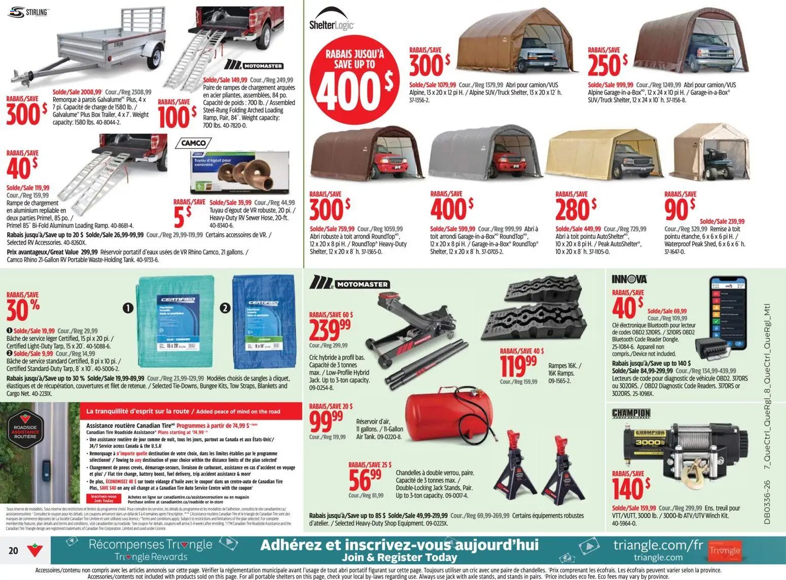 Canadian Tire circulaire