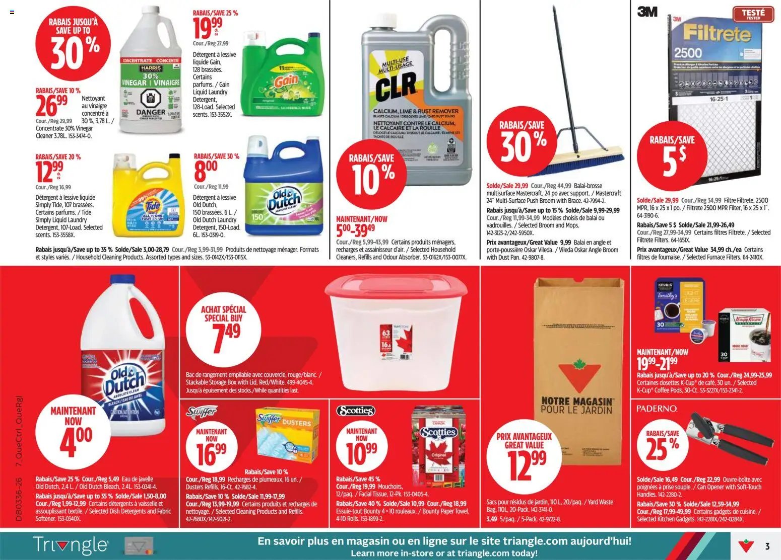 Canadian Tire circulaire