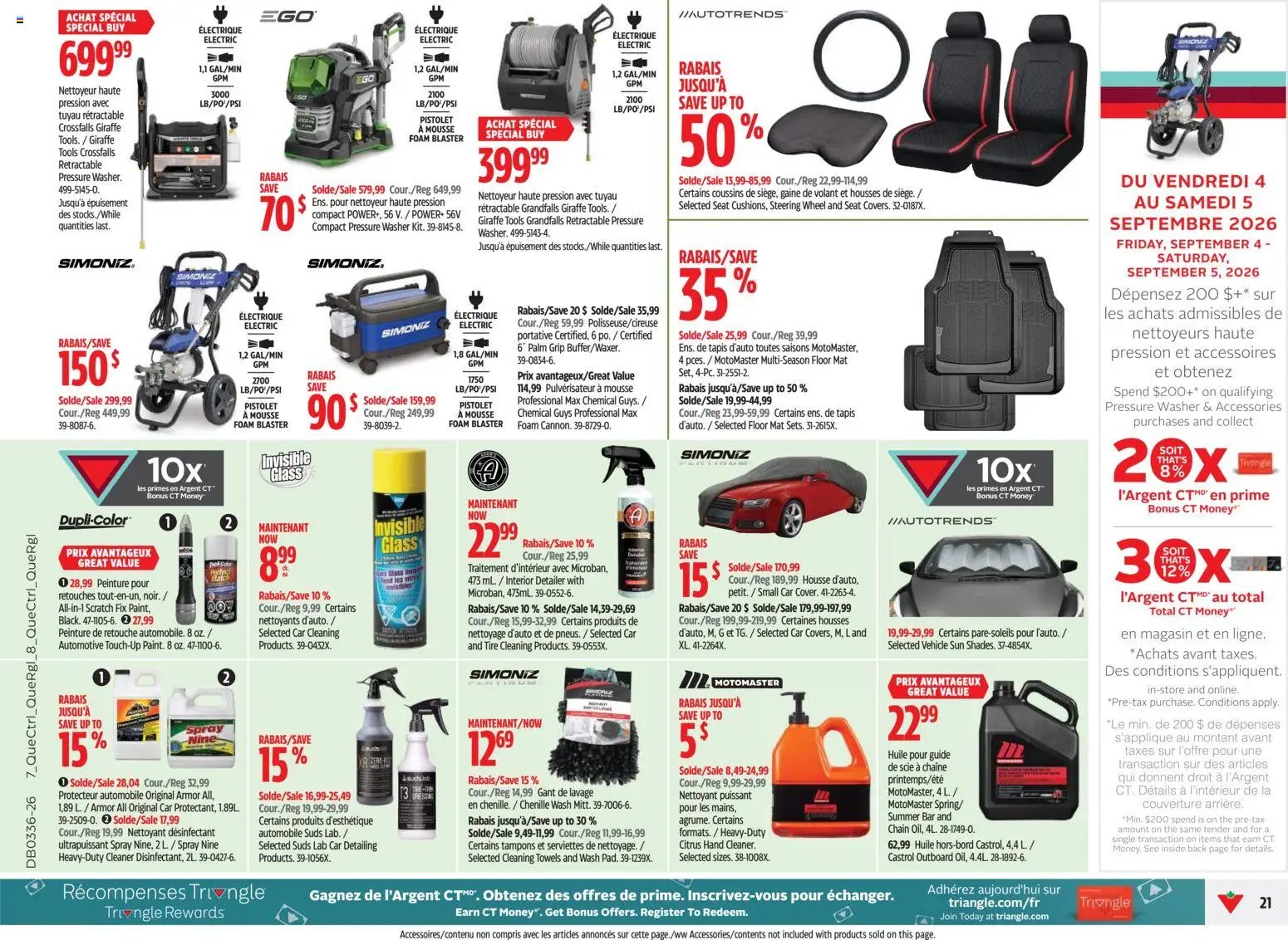 Canadian Tire circulaire