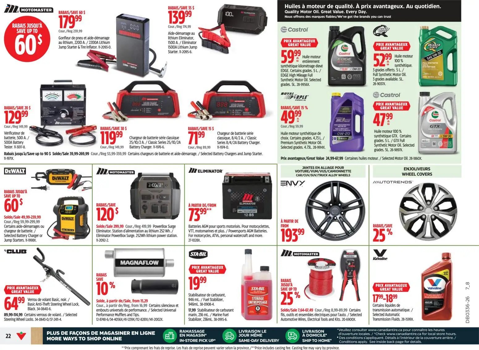 Canadian Tire circulaire