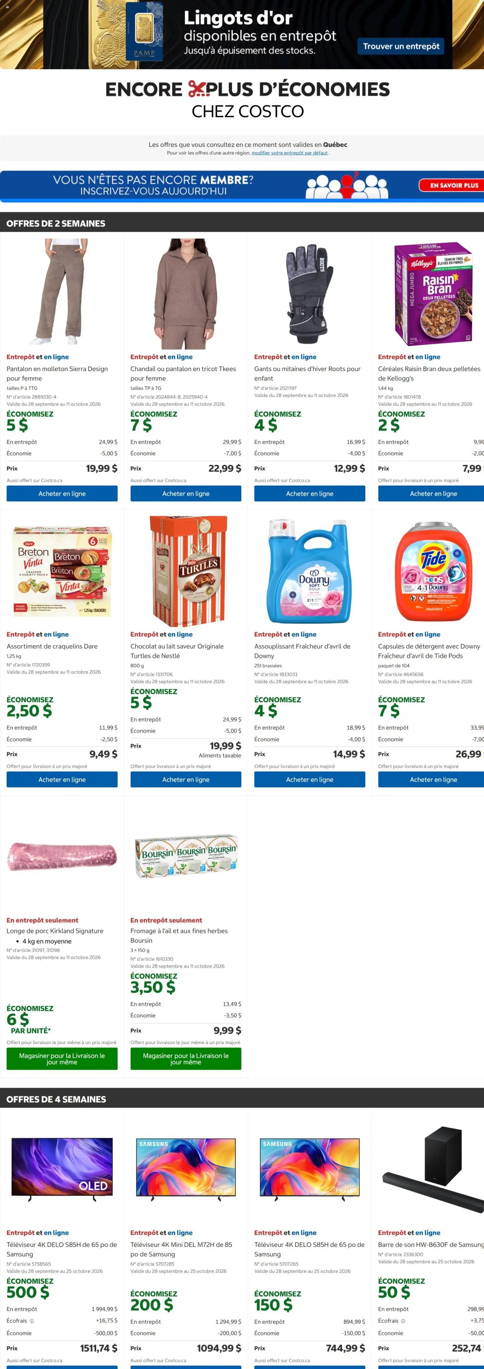 Costco circulaire