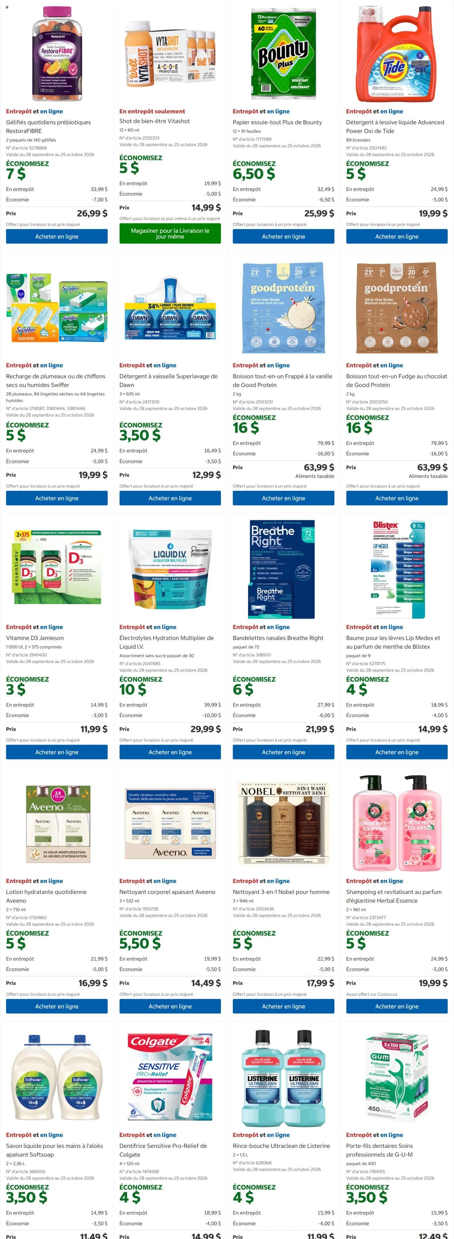 Costco circulaire