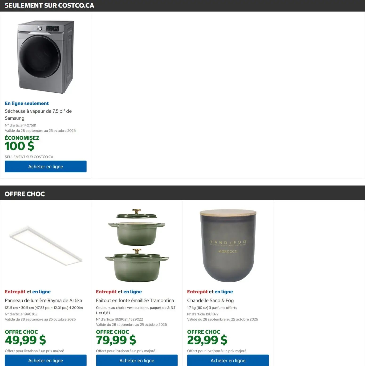 Costco circulaire