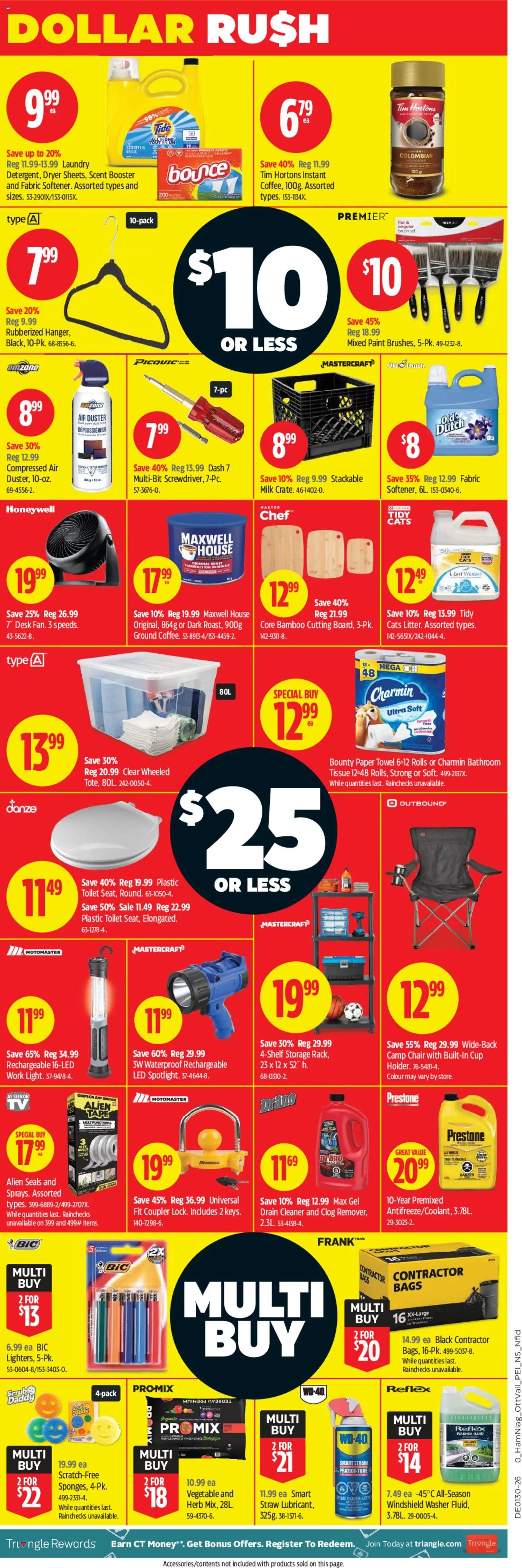 Canadian Tire flyer - Dollar Rush