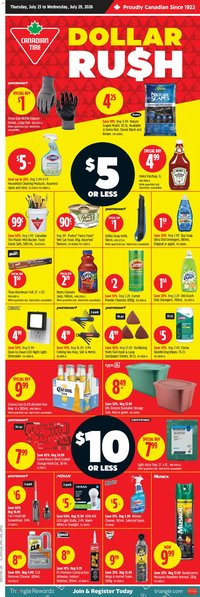 Canadian Tire flyer - Dollar Rush