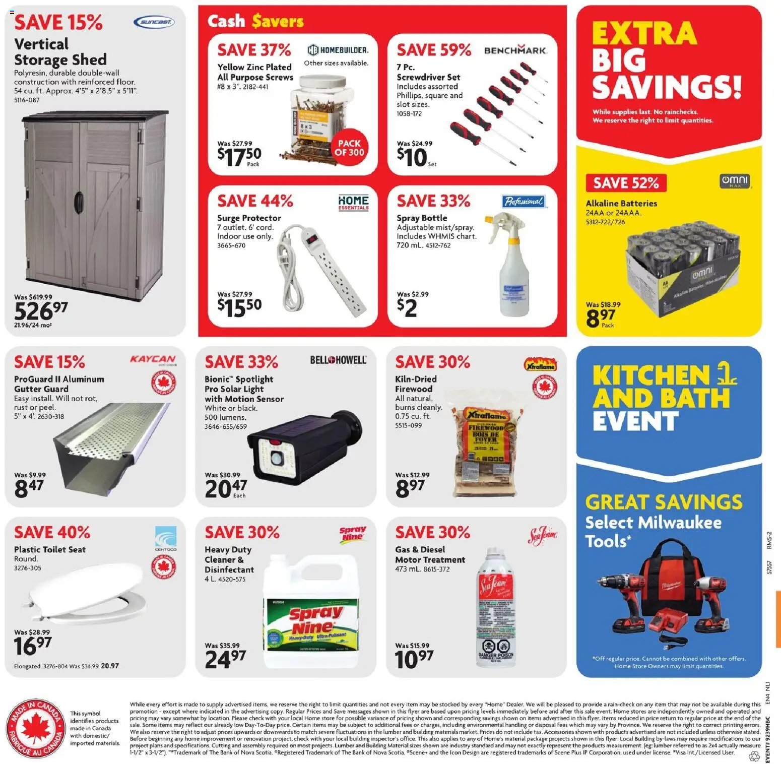 Home Hardware weekly flyer / circulaire