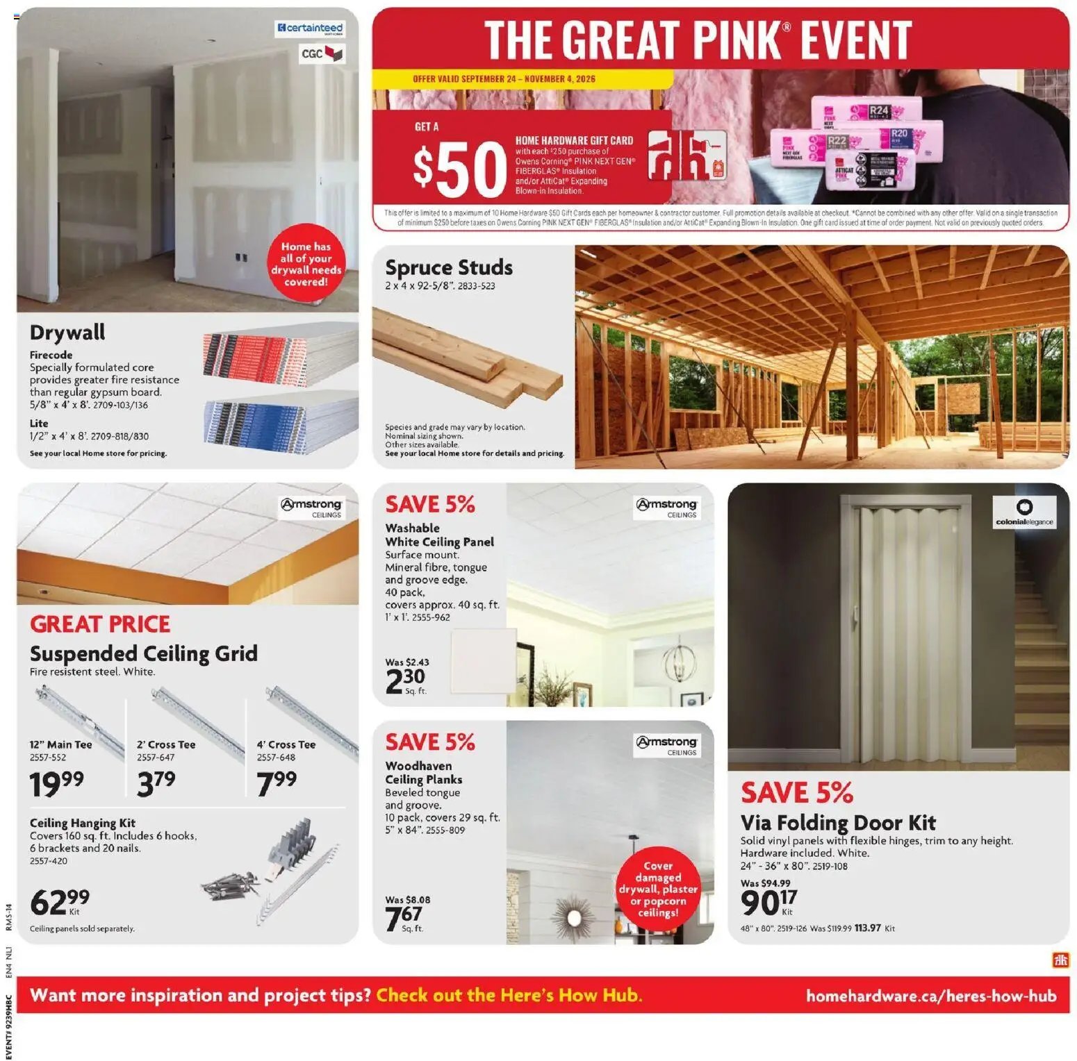 Home Hardware weekly flyer / circulaire
