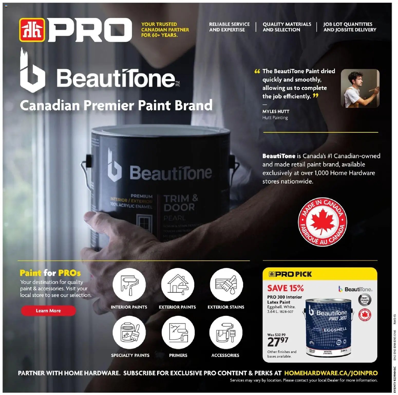 Home Hardware weekly flyer / circulaire