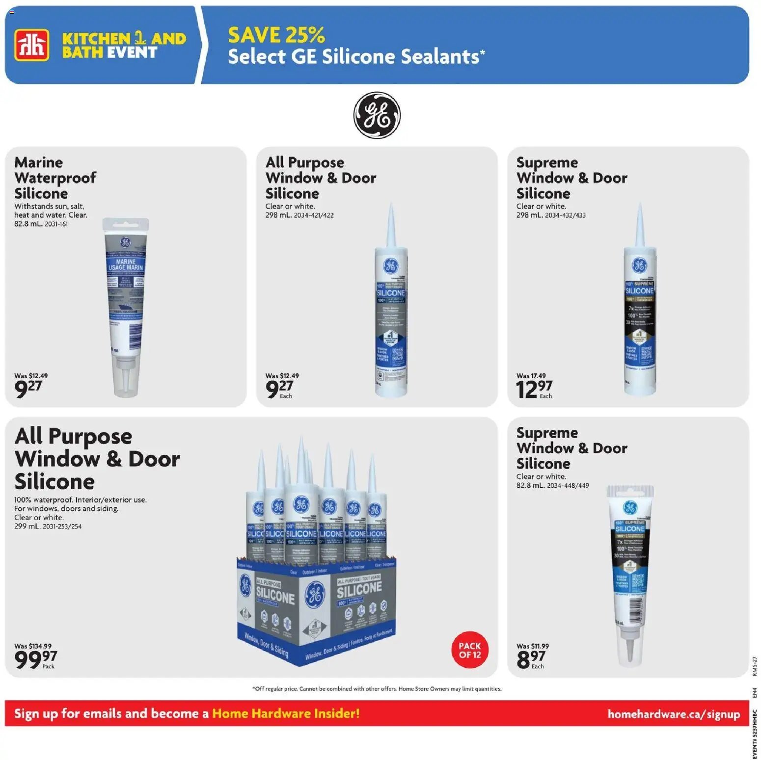 Home Hardware weekly flyer / circulaire