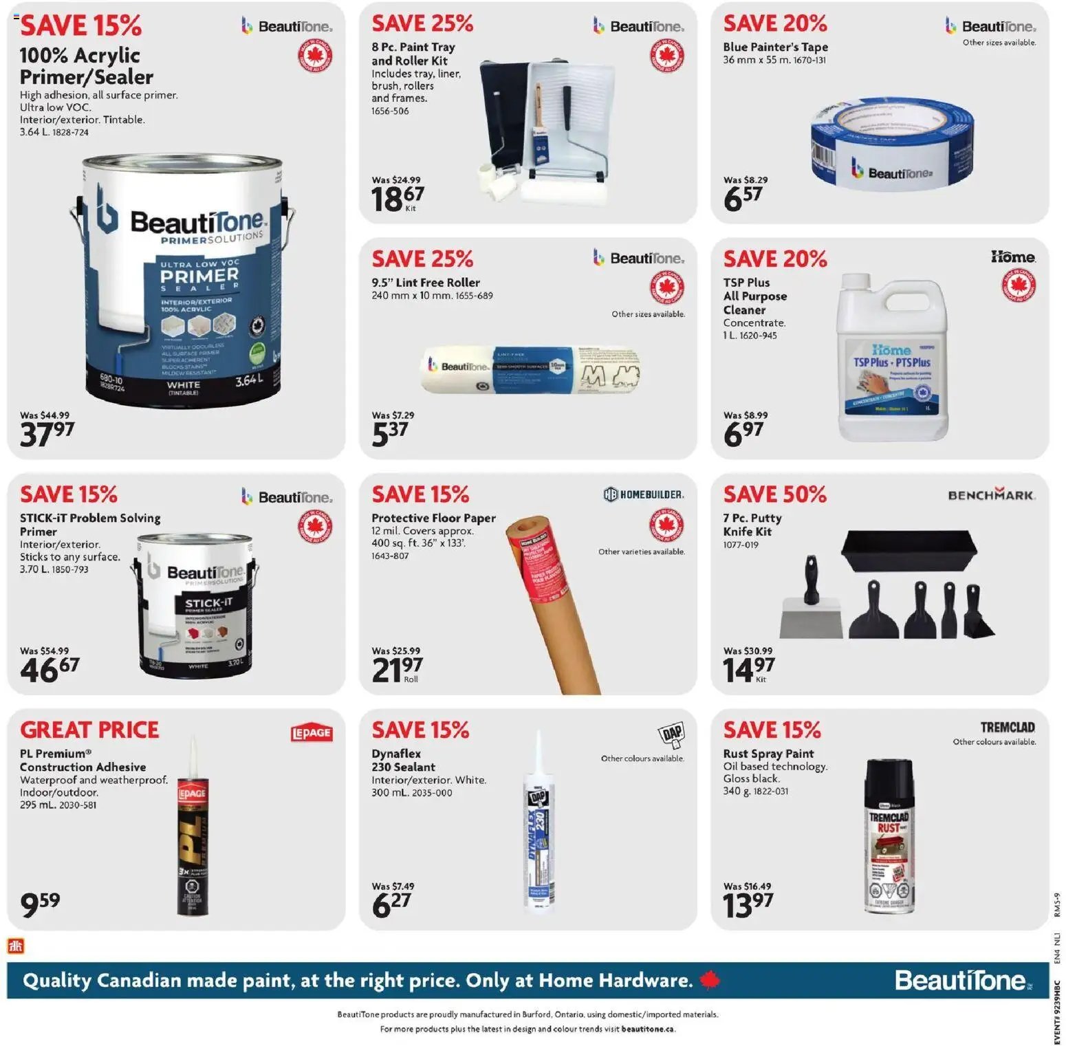 Home Hardware weekly flyer / circulaire