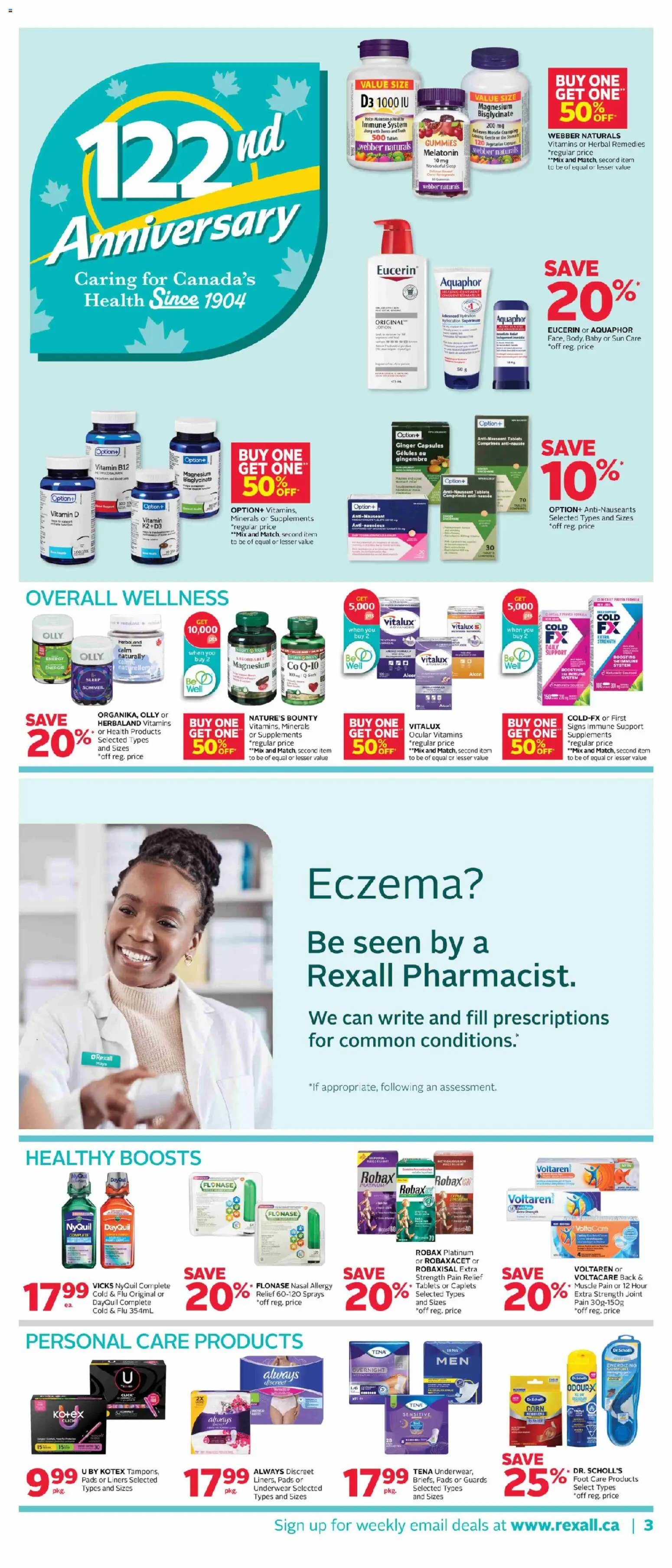 Rexall weekly flyer / circulaire