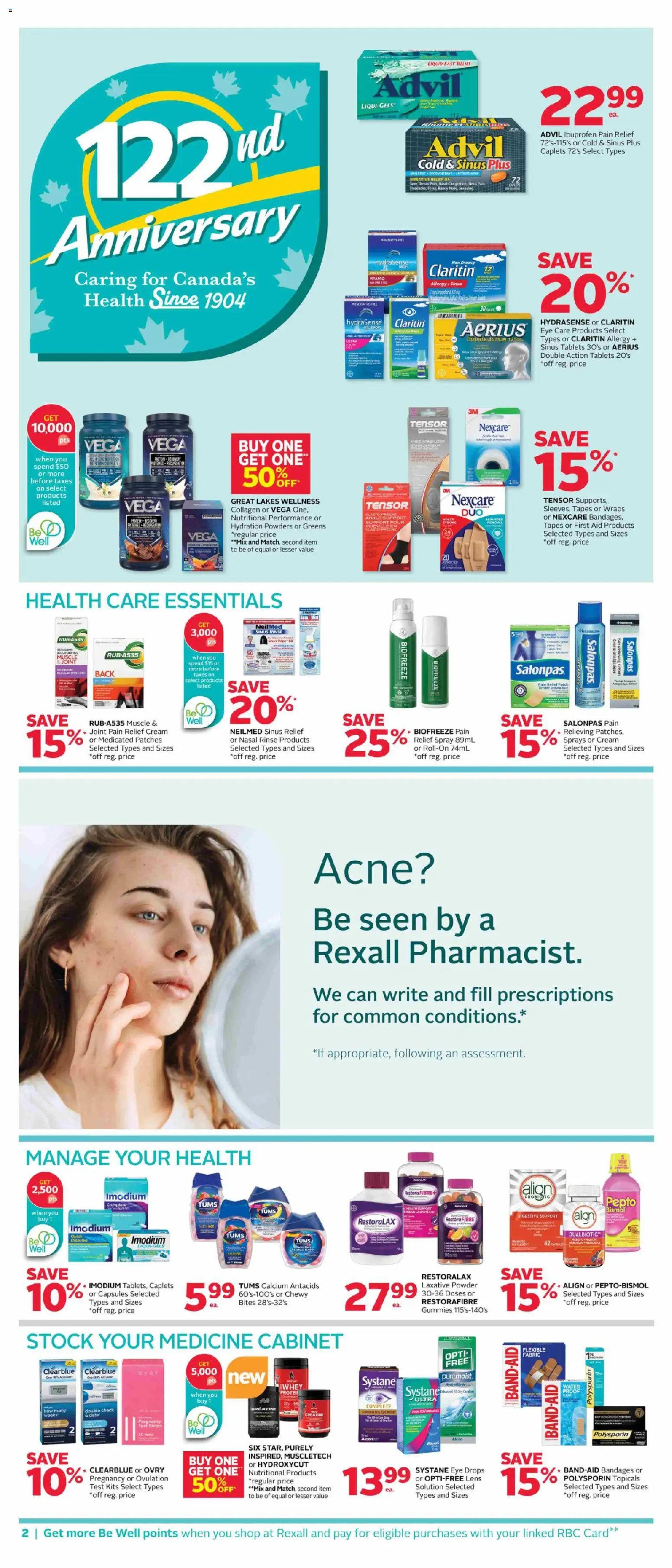 Rexall weekly flyer / circulaire