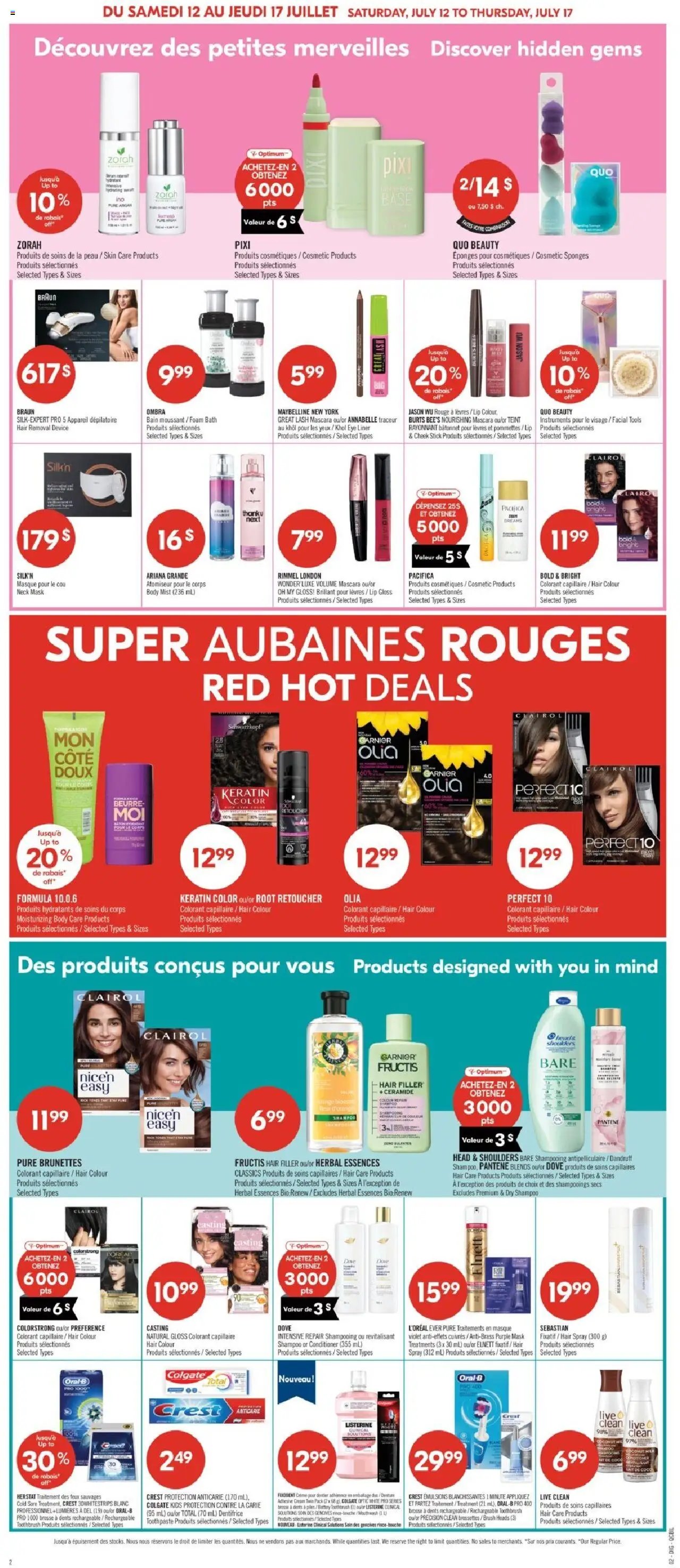 Pharmaprix weekly flyer / circulaire
