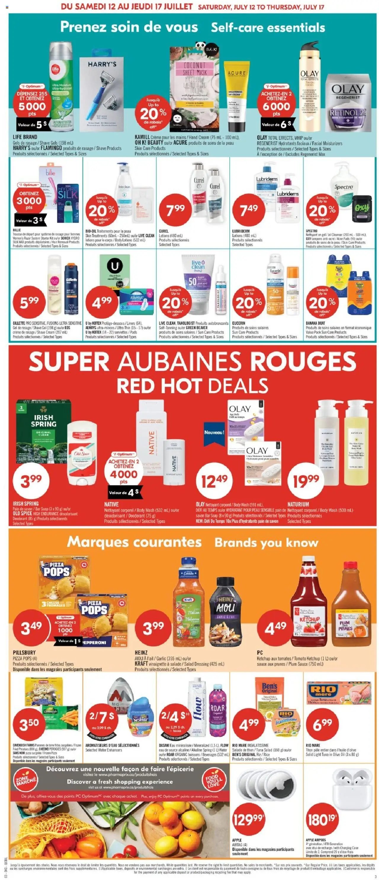 Pharmaprix weekly flyer / circulaire