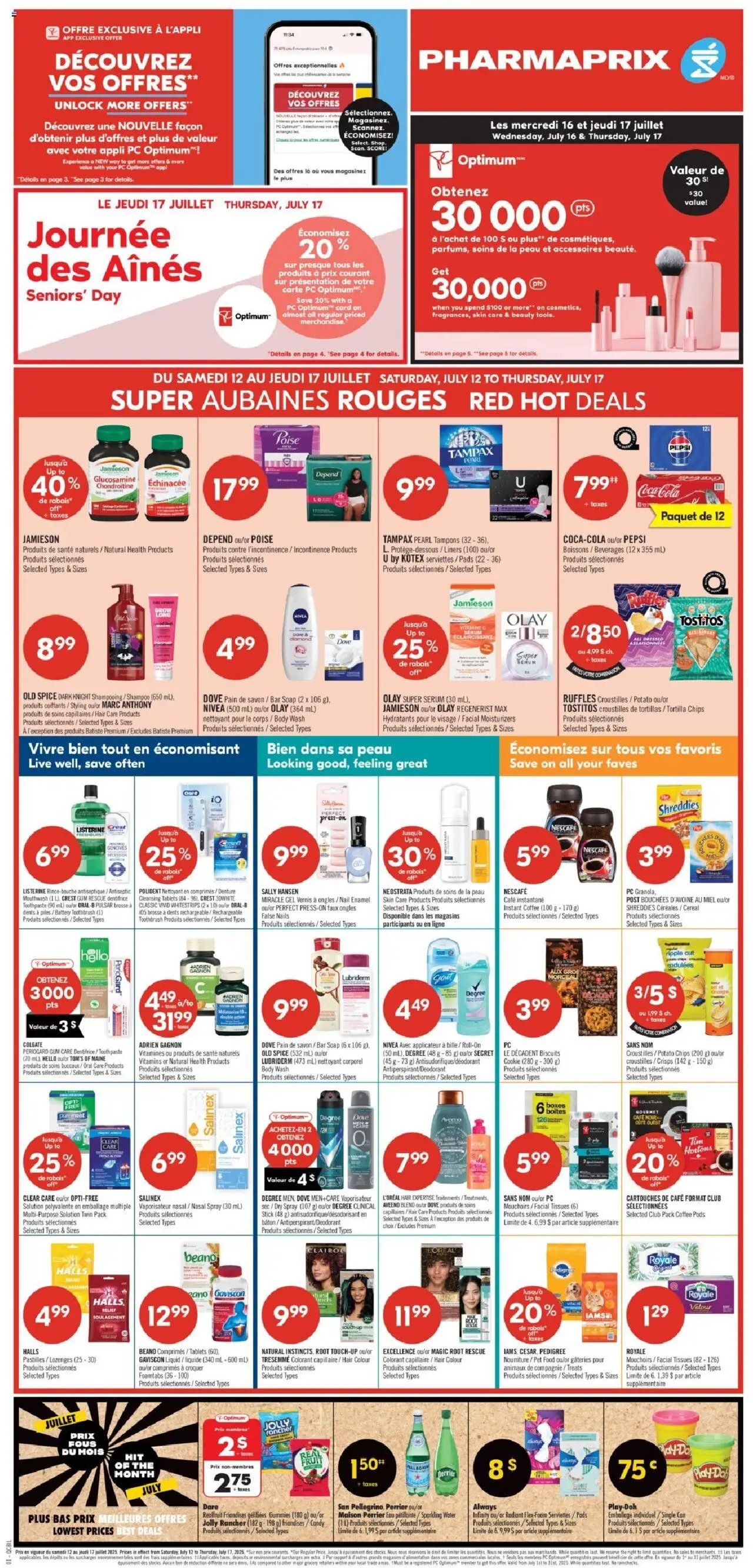 Pharmaprix weekly flyer / circulaire