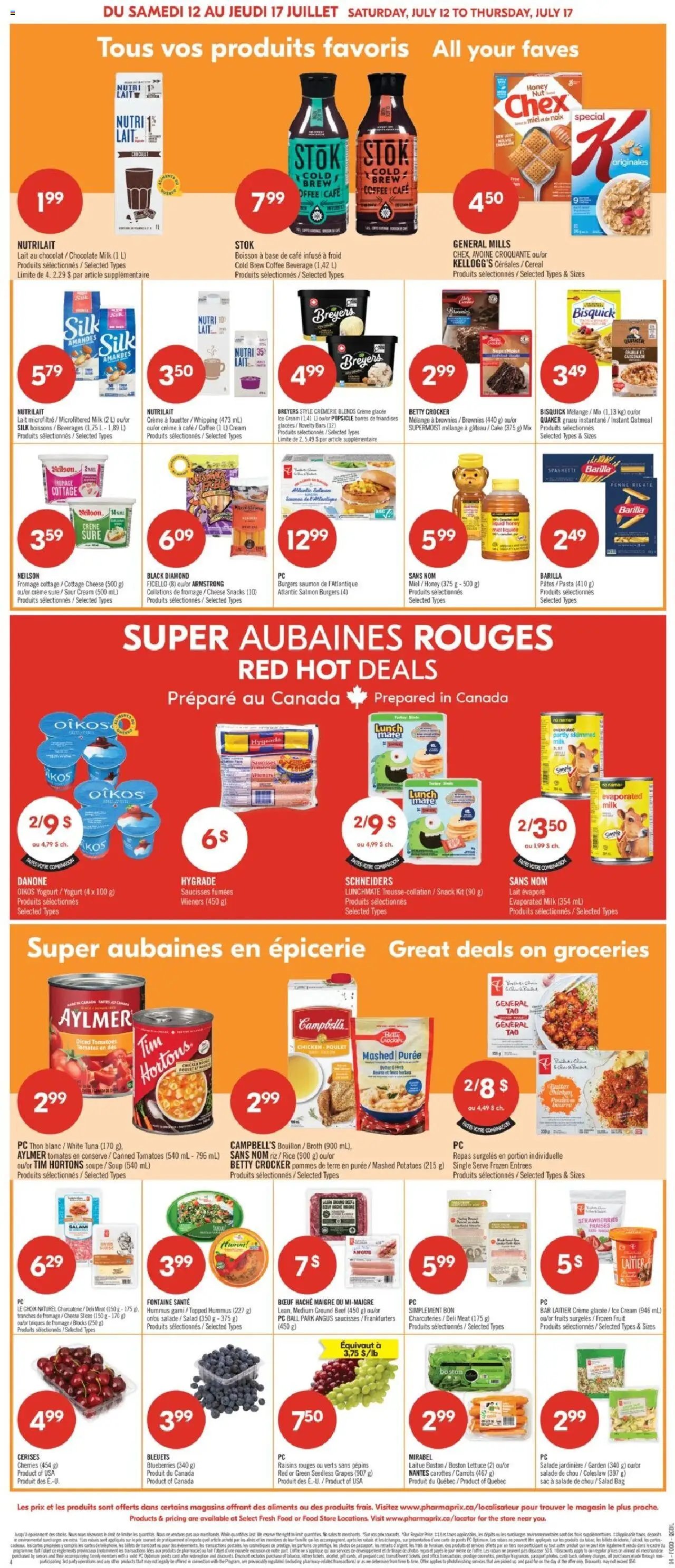 Pharmaprix weekly flyer / circulaire