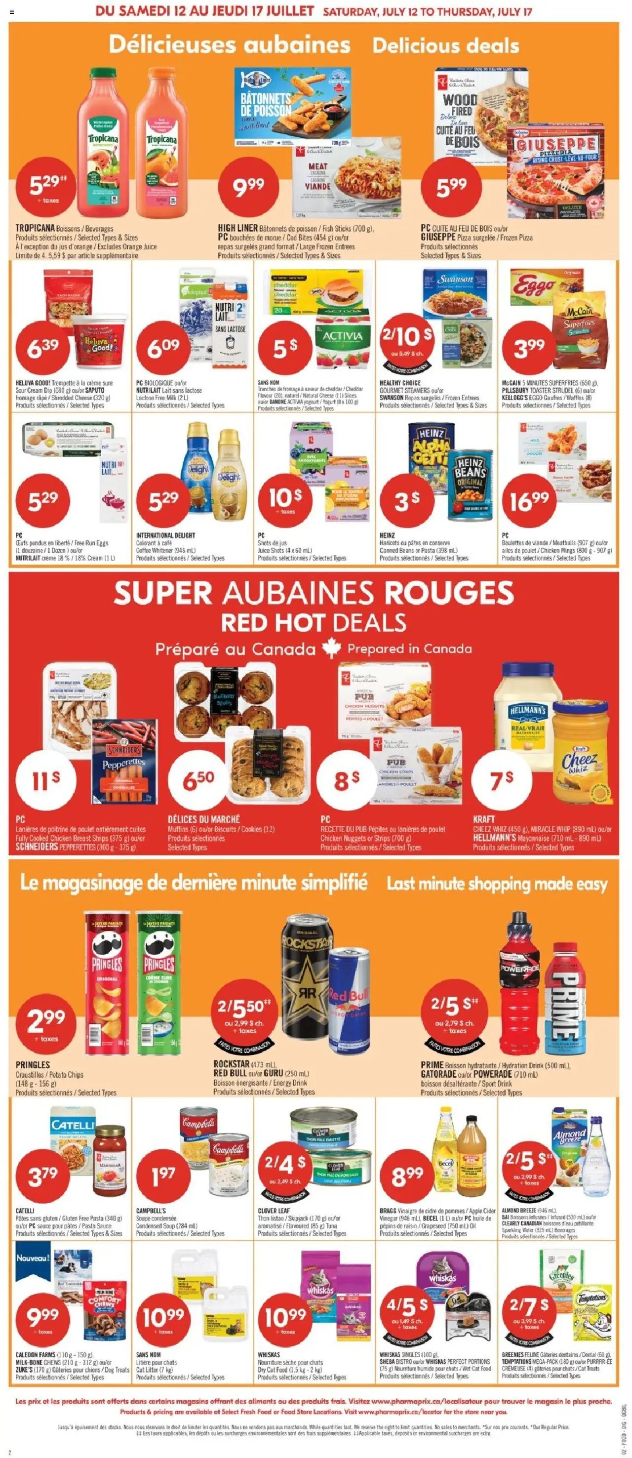 Pharmaprix weekly flyer / circulaire