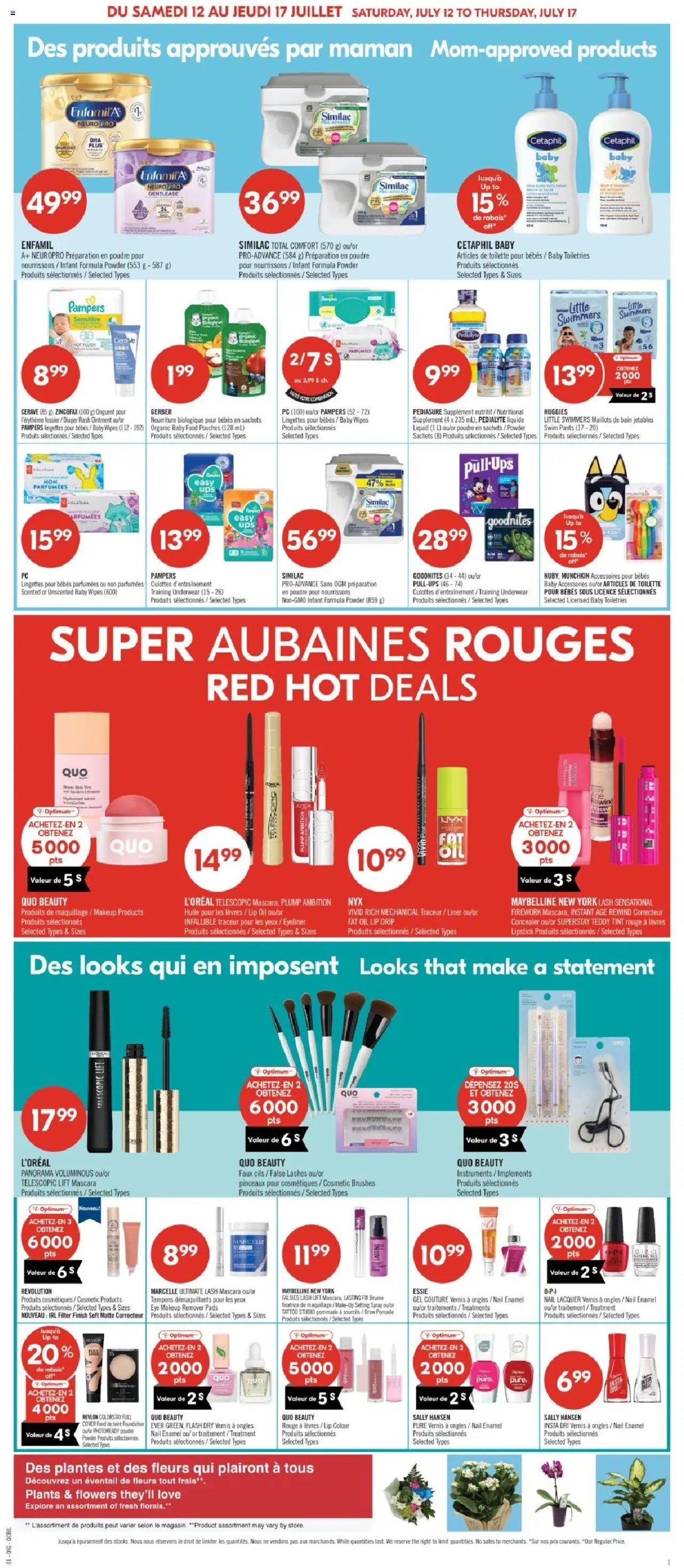 Pharmaprix weekly flyer / circulaire