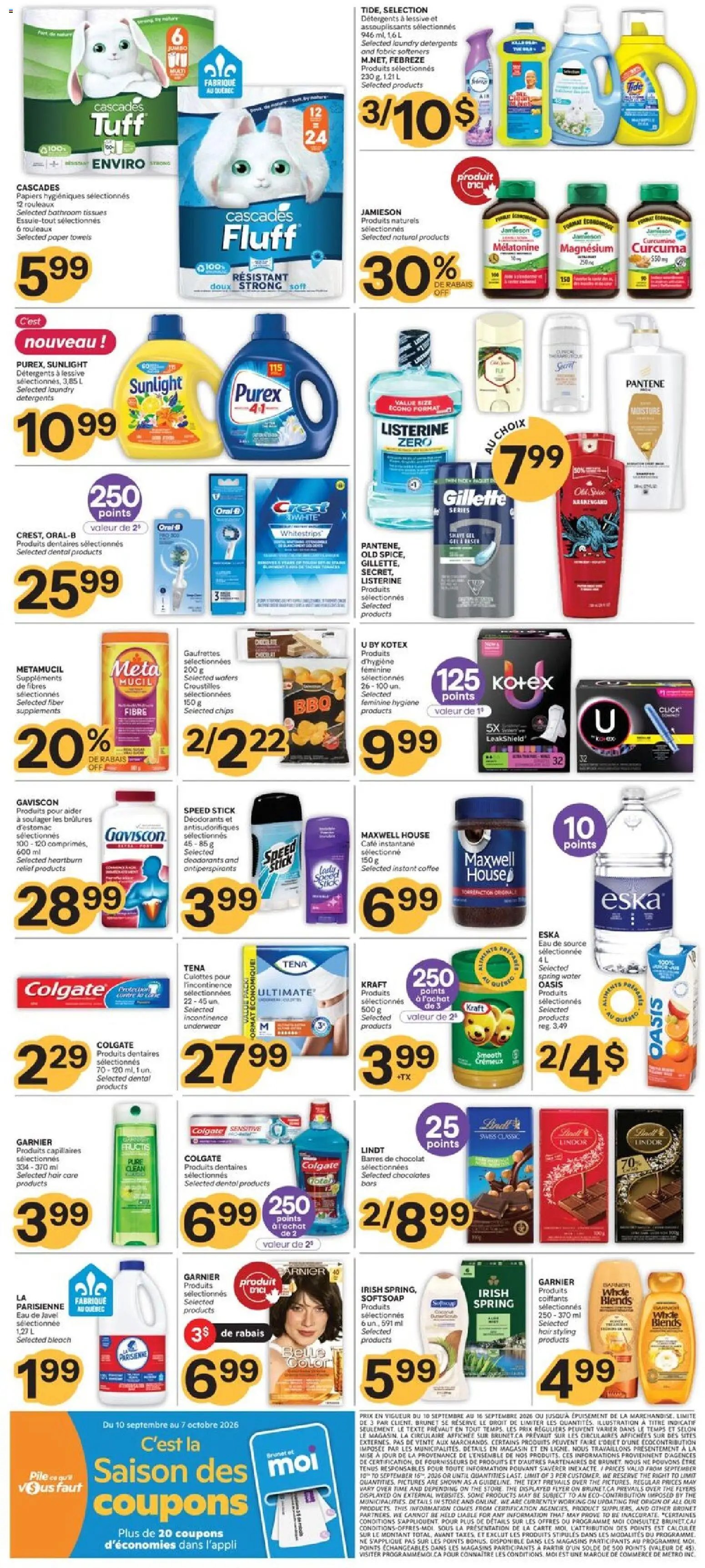 Brunet weekly flyer / circulaire