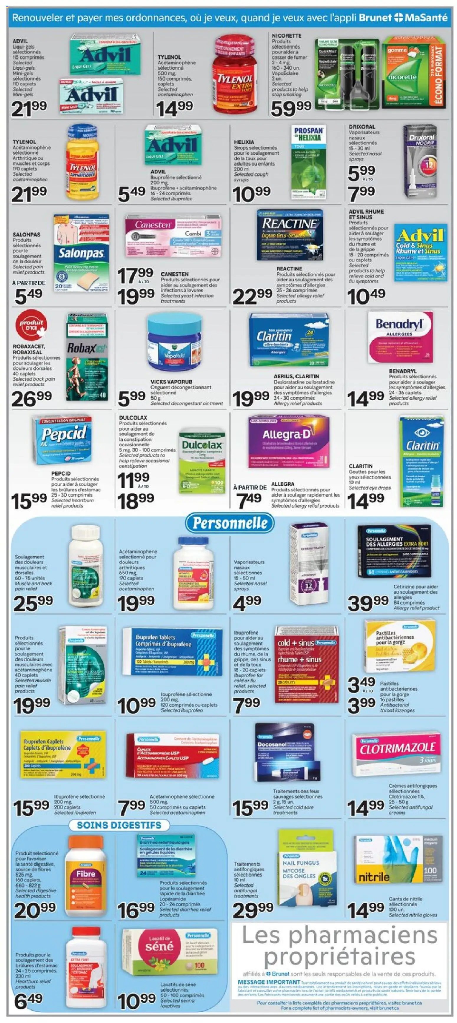 Brunet weekly flyer / circulaire