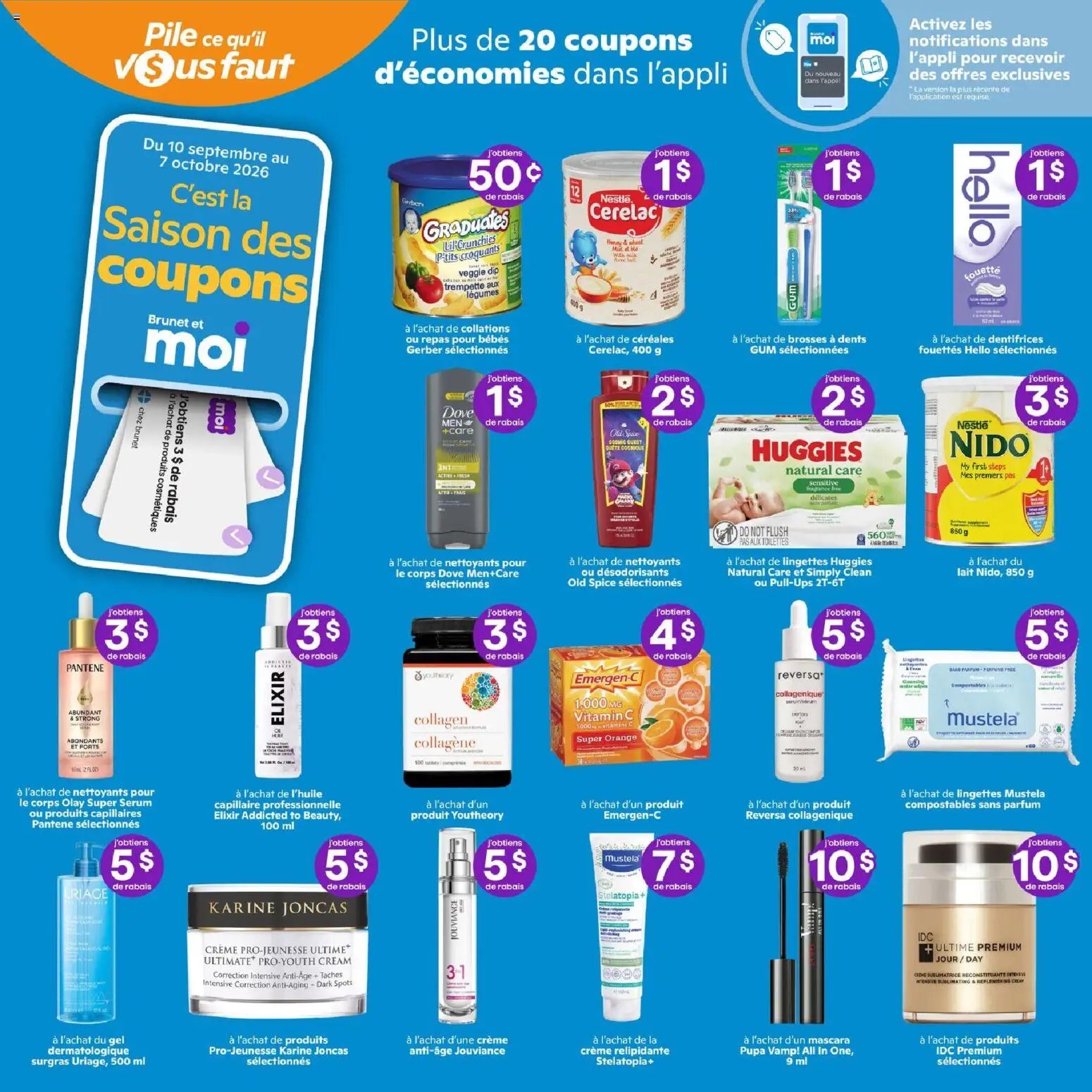 Brunet weekly flyer / circulaire