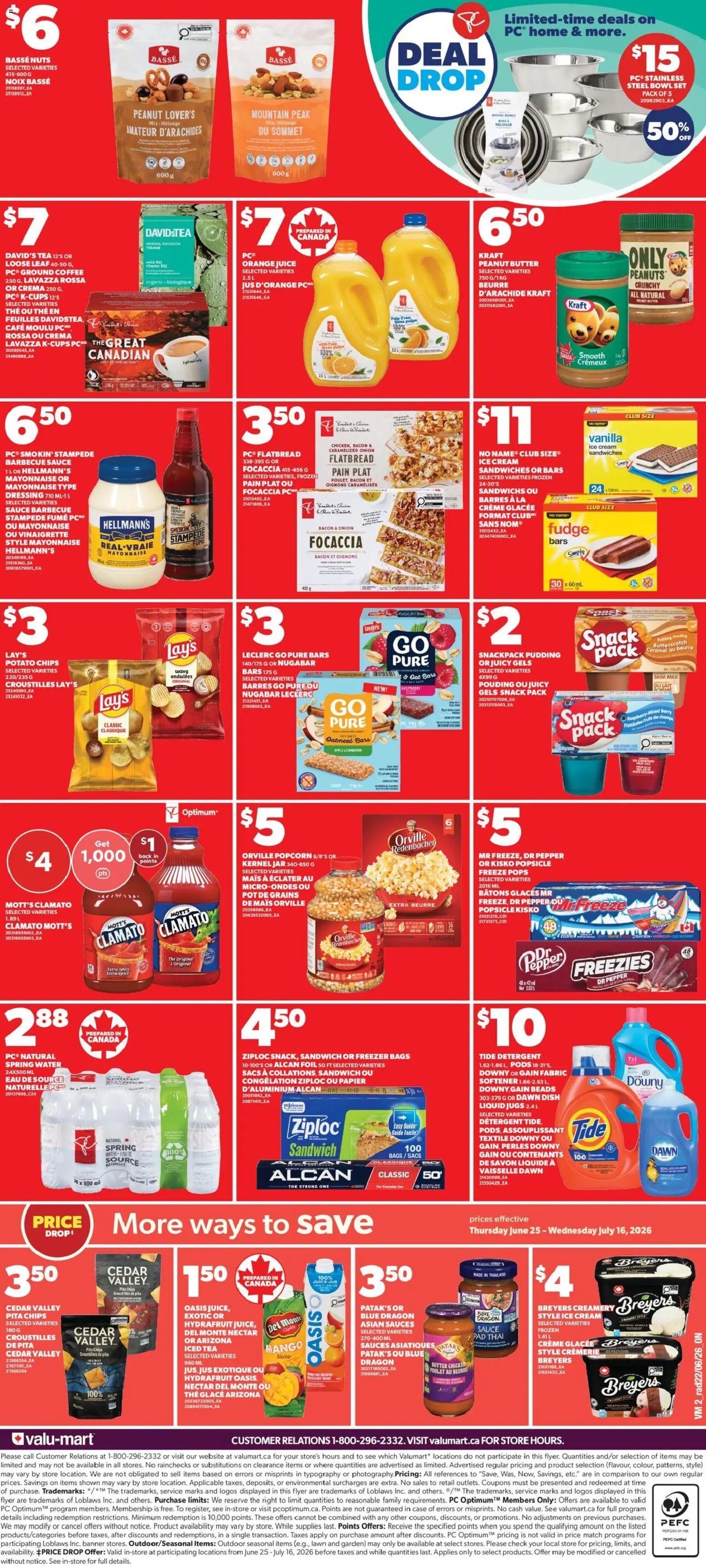 Valu Mart weekly flyer