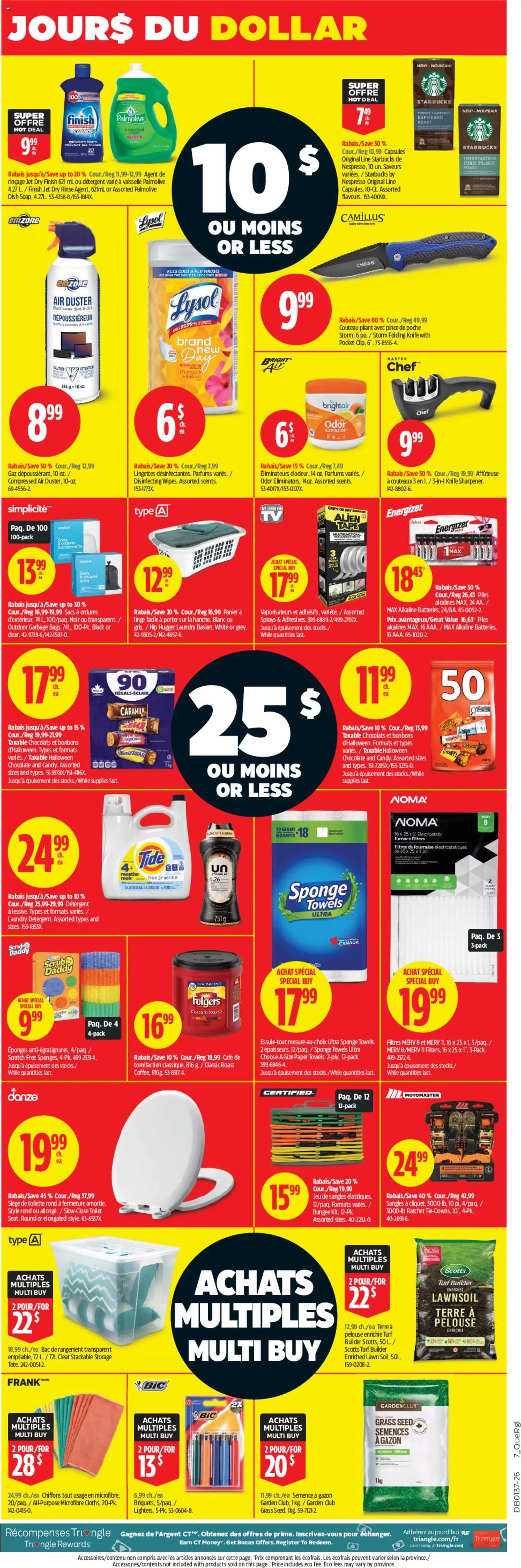 Canadian Tire circulaire - Dollar Rush