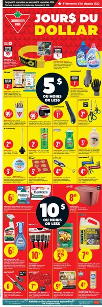 Canadian Tire circulaire - Dollar Rush