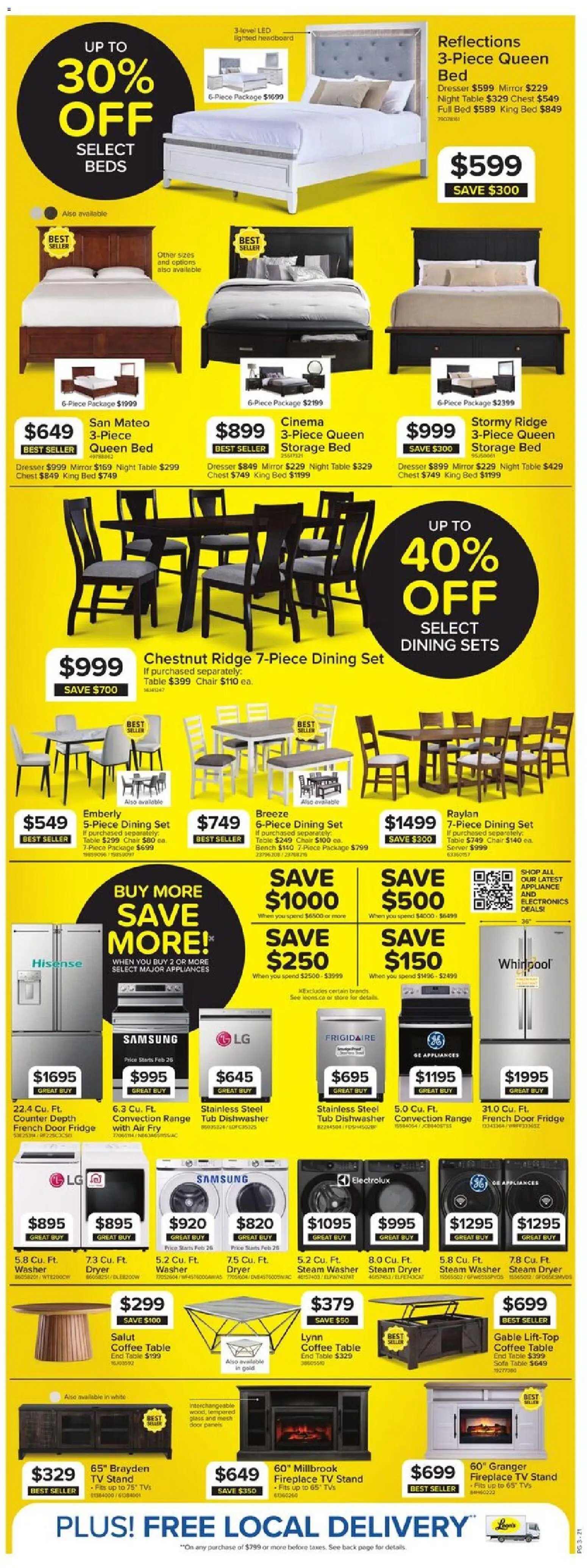 Leon's weekly flyer / circulaire