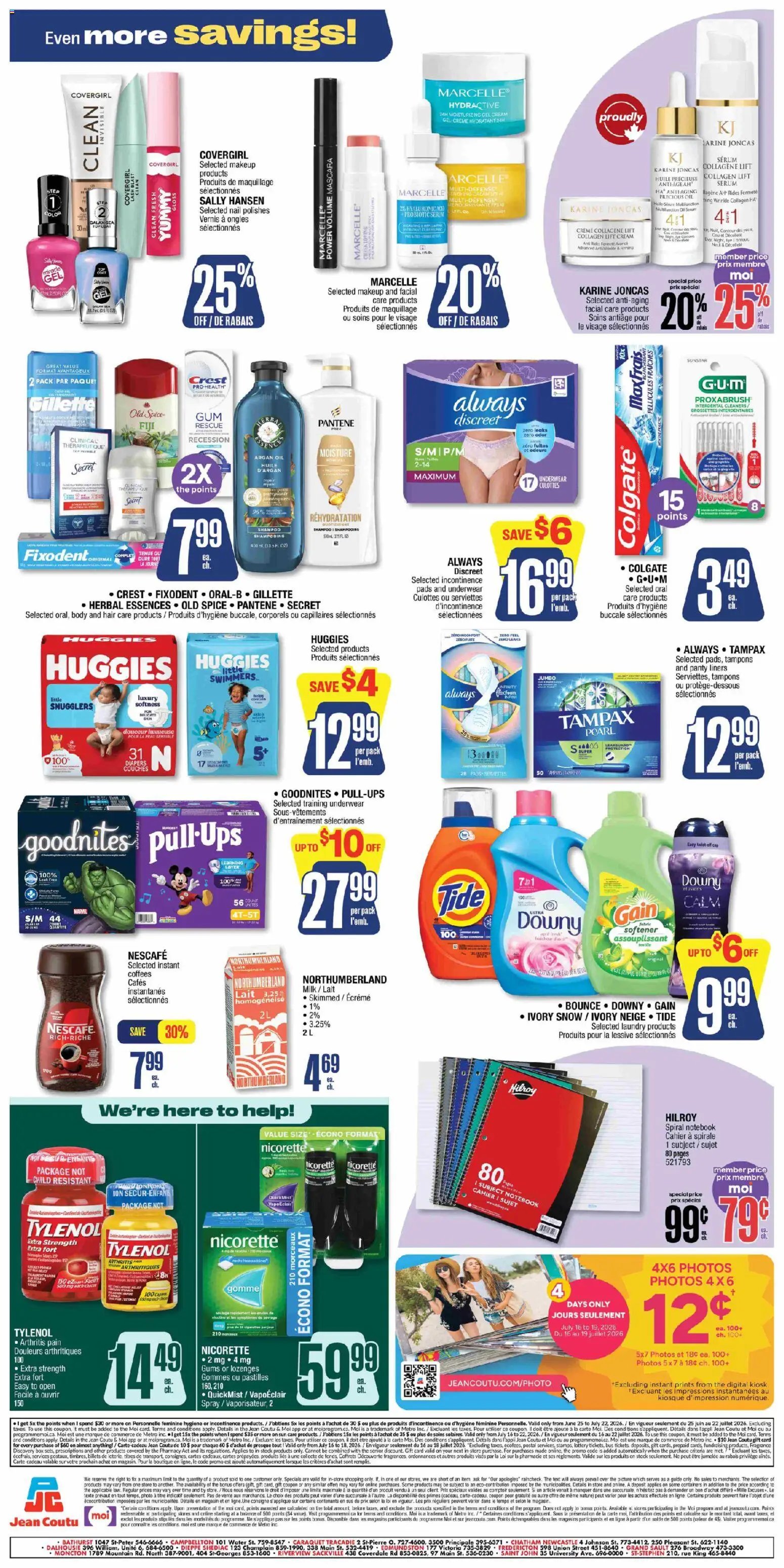 Jean Coutu weekly flyer
