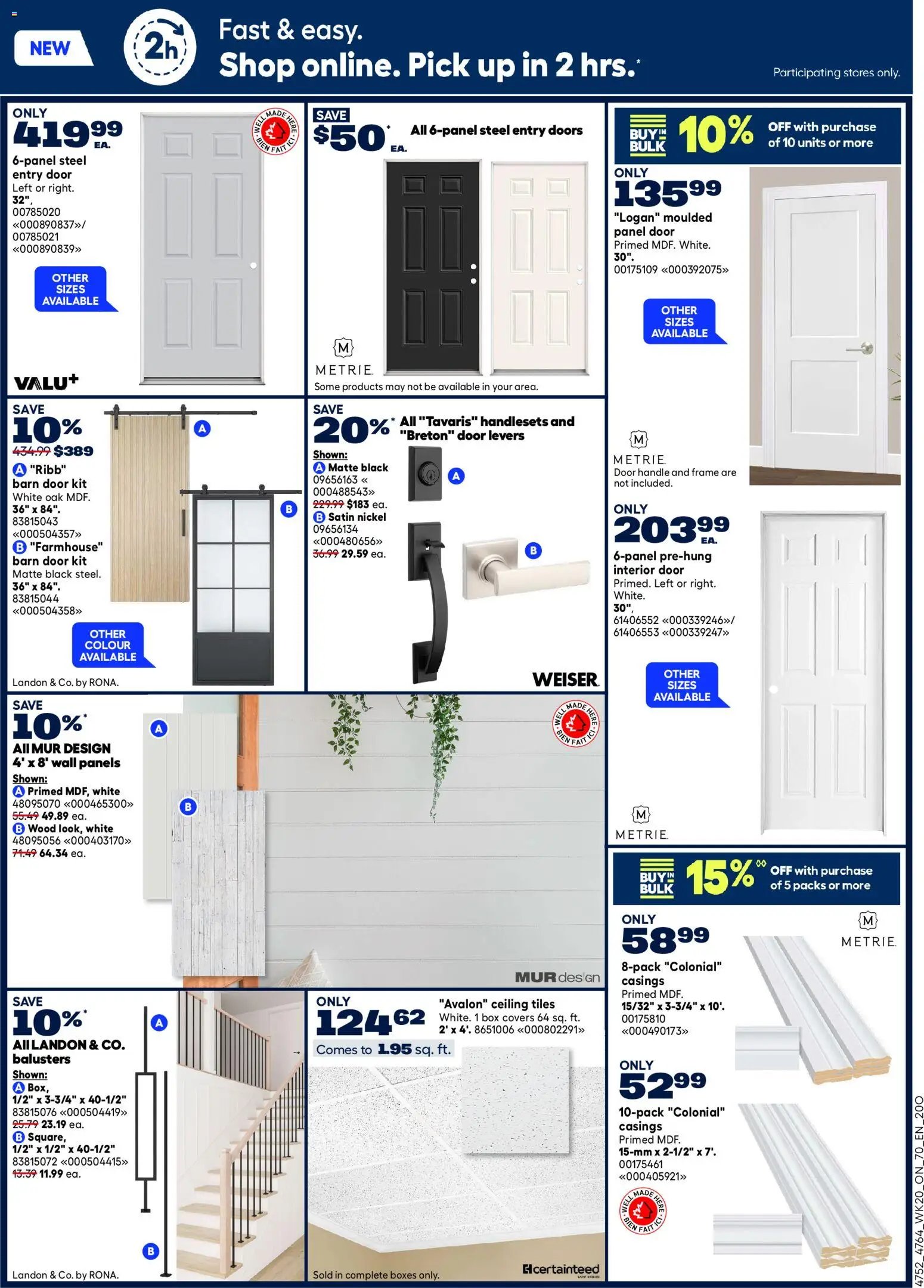 Rona weekly flyer