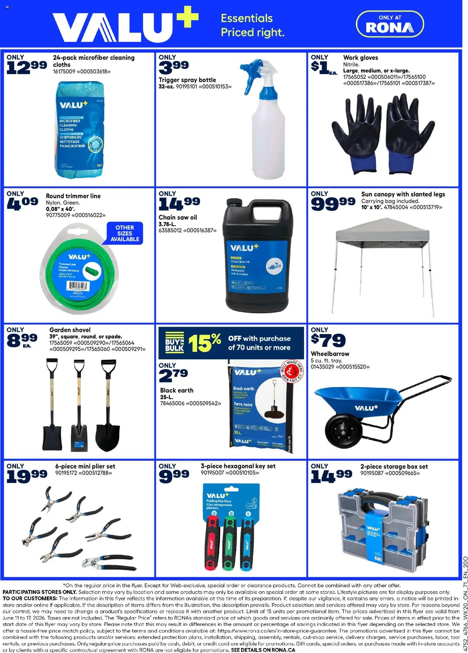 Rona weekly flyer