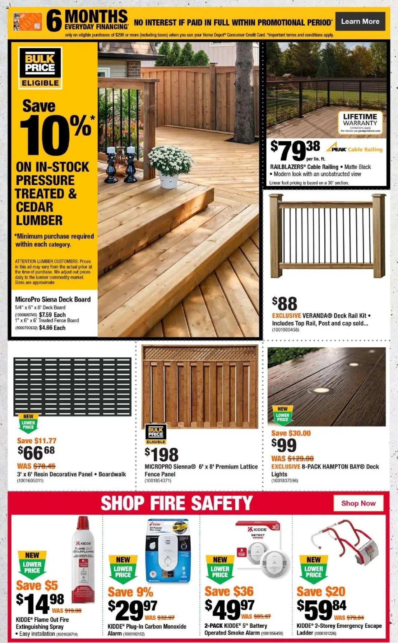Home Depot flyer - QC
