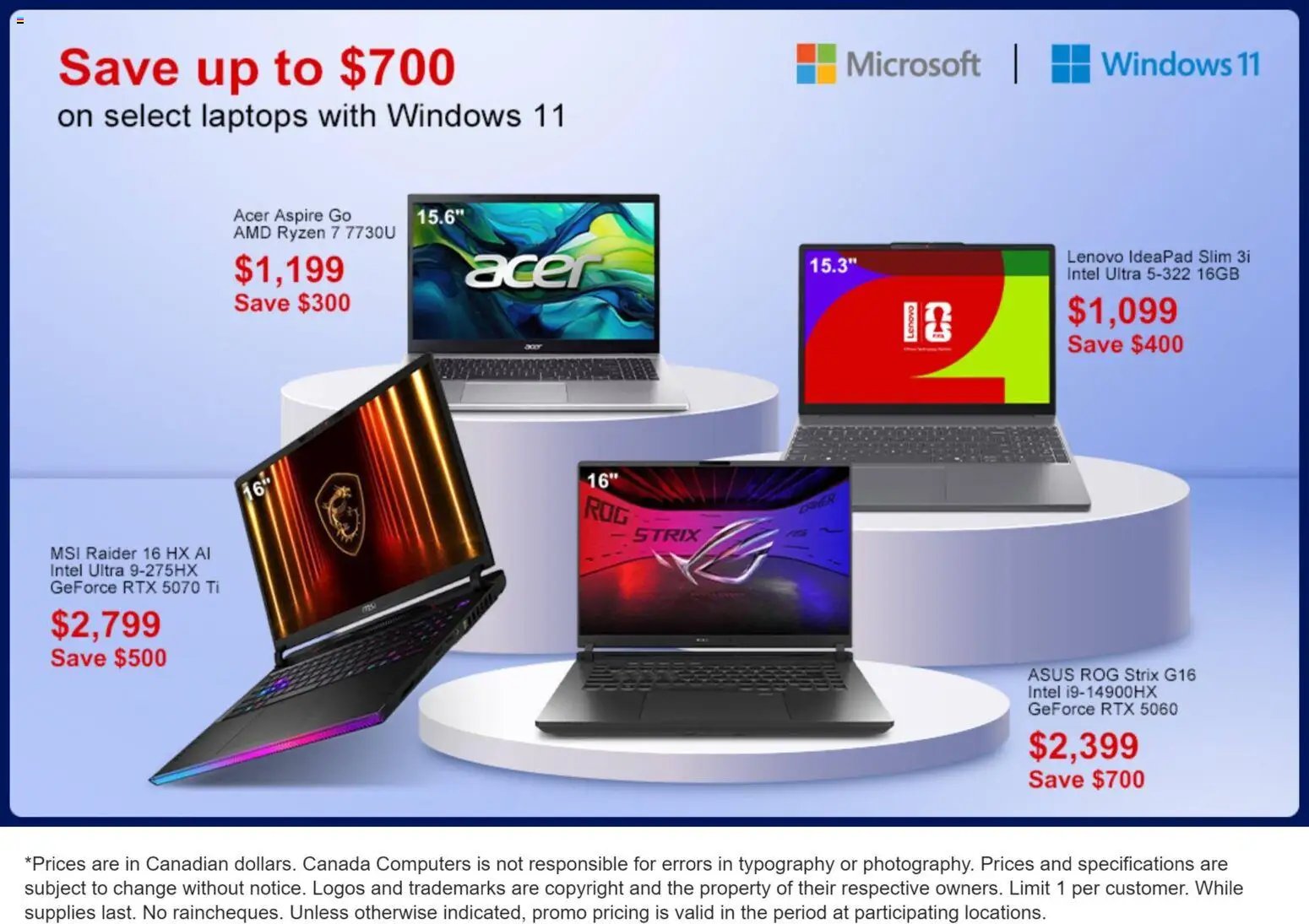 Canada Computers weekly flyer