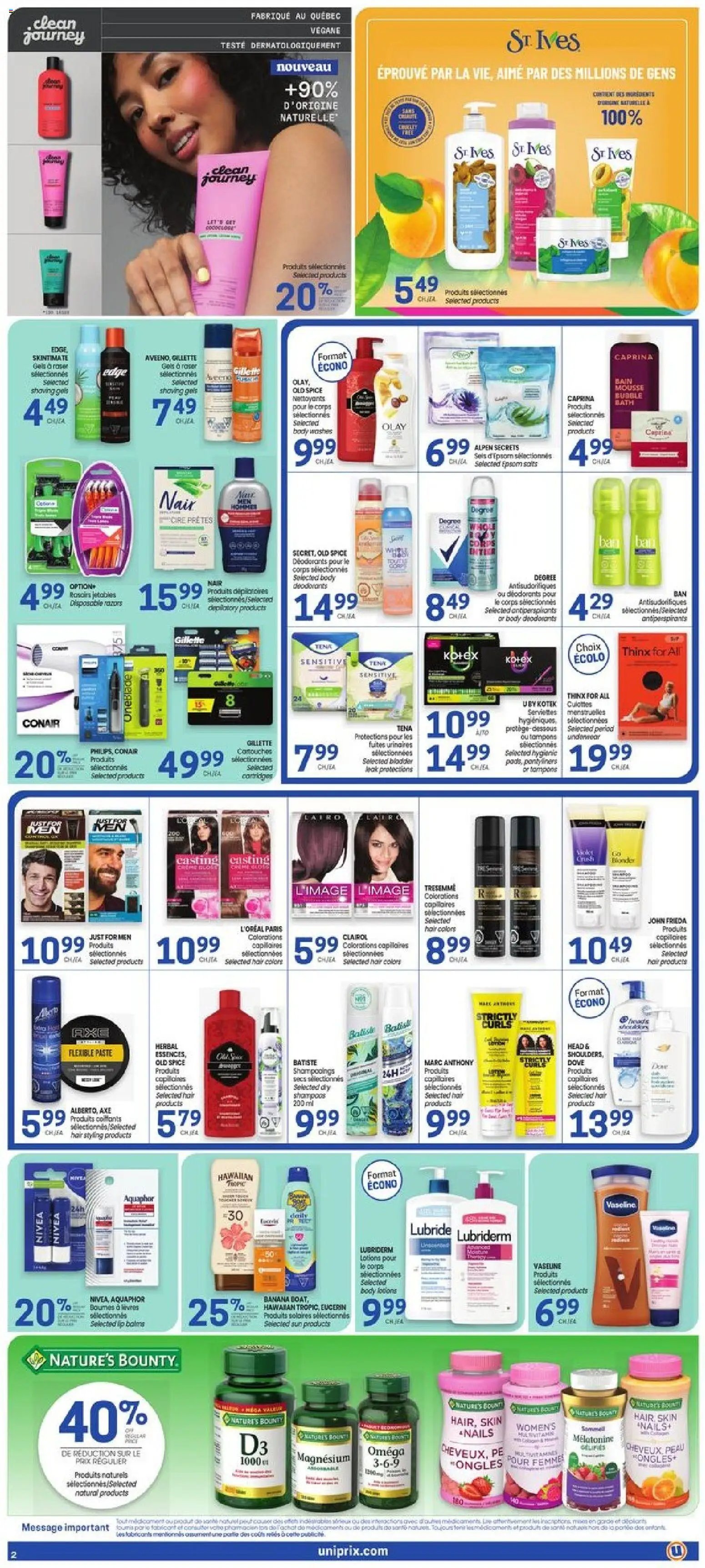 Uniprix weekly flyer / circulaire