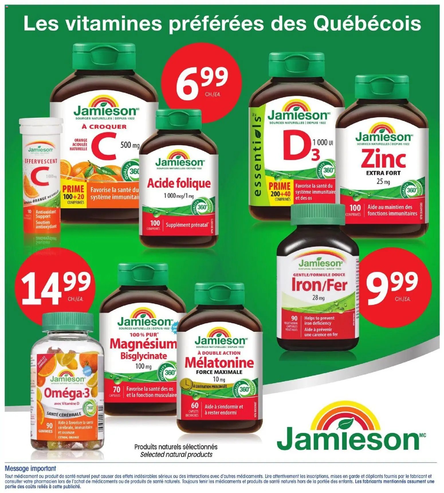 Uniprix weekly flyer / circulaire