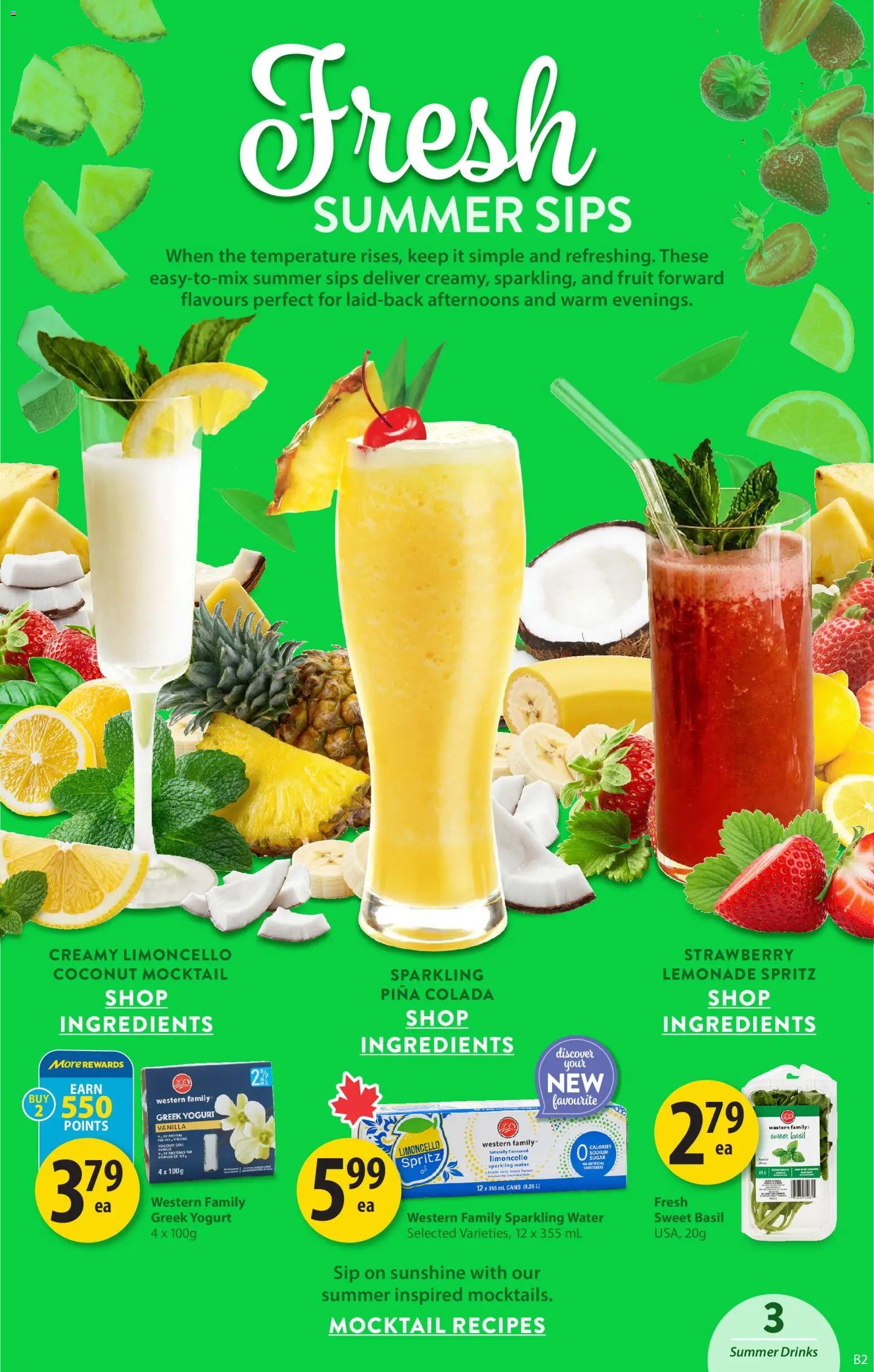 Save on foods flyer - A taste of summer