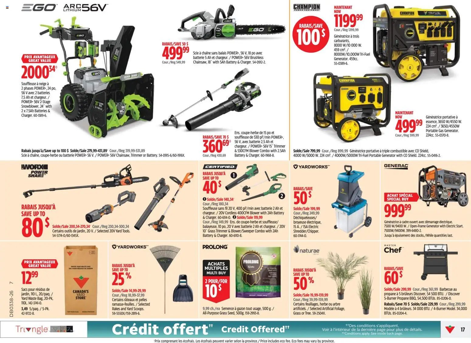 Canadian Tire circulaire