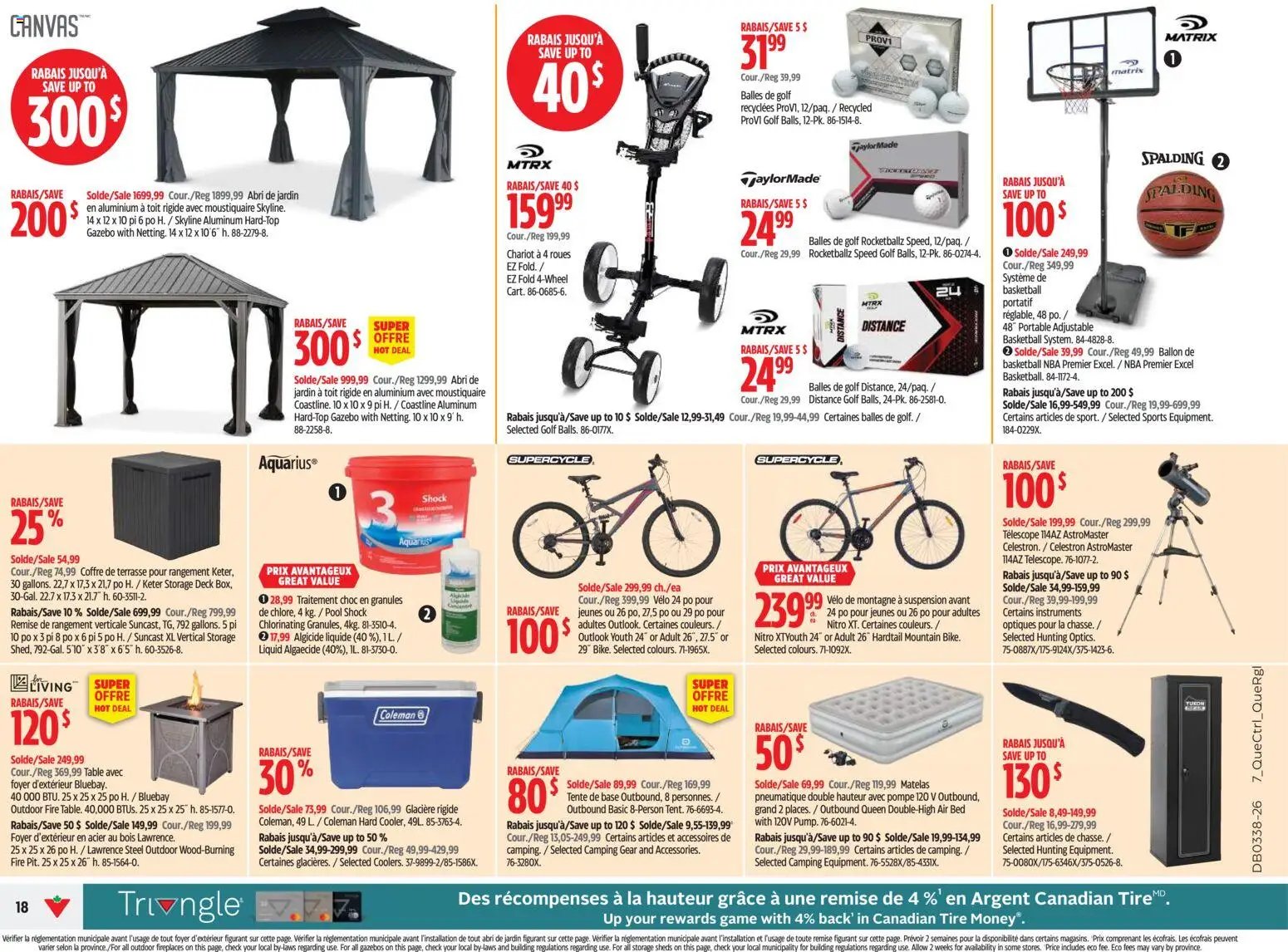 Canadian Tire circulaire