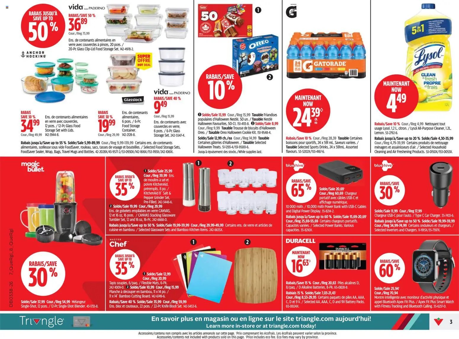 Canadian Tire circulaire