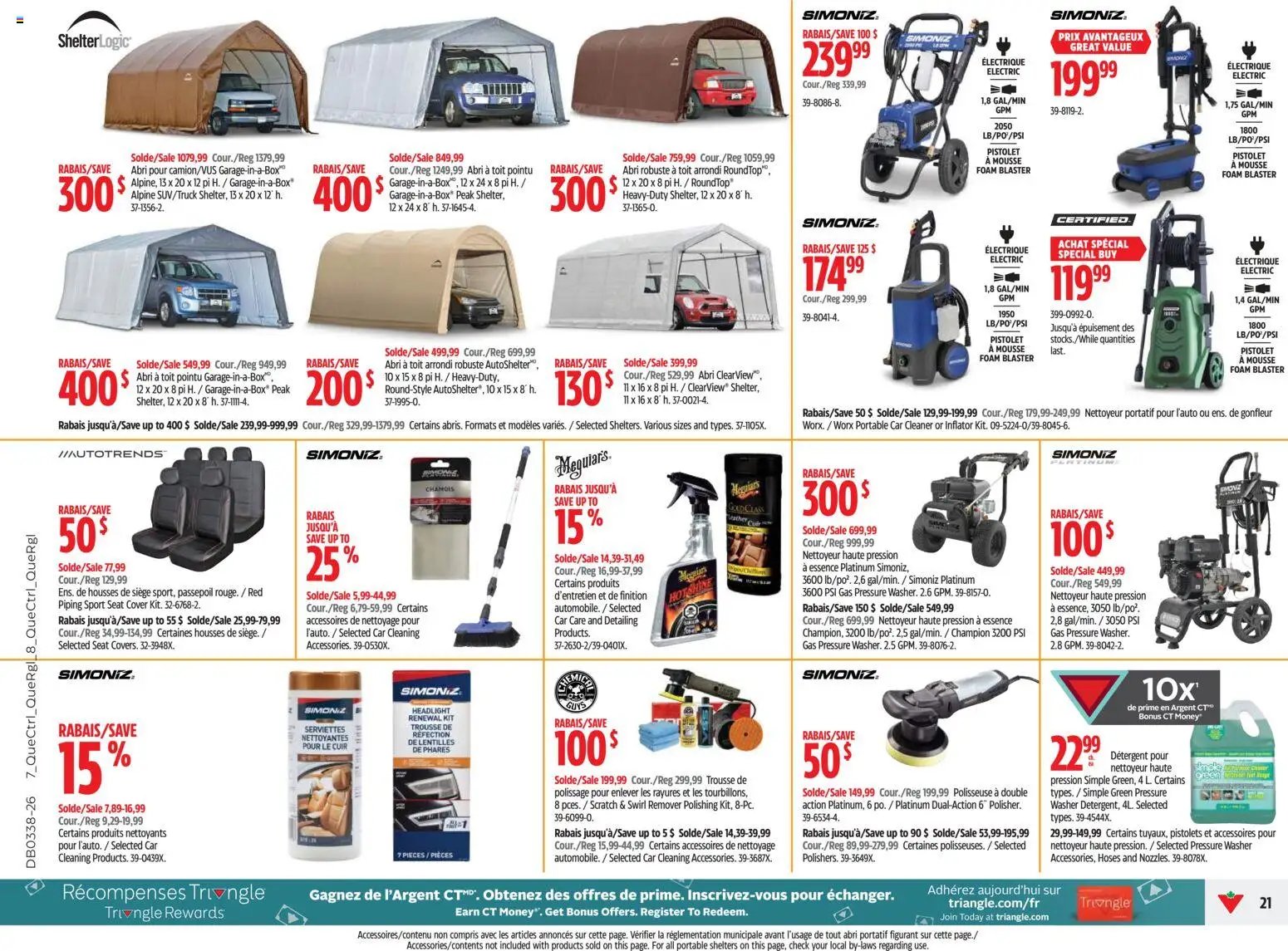 Canadian Tire circulaire