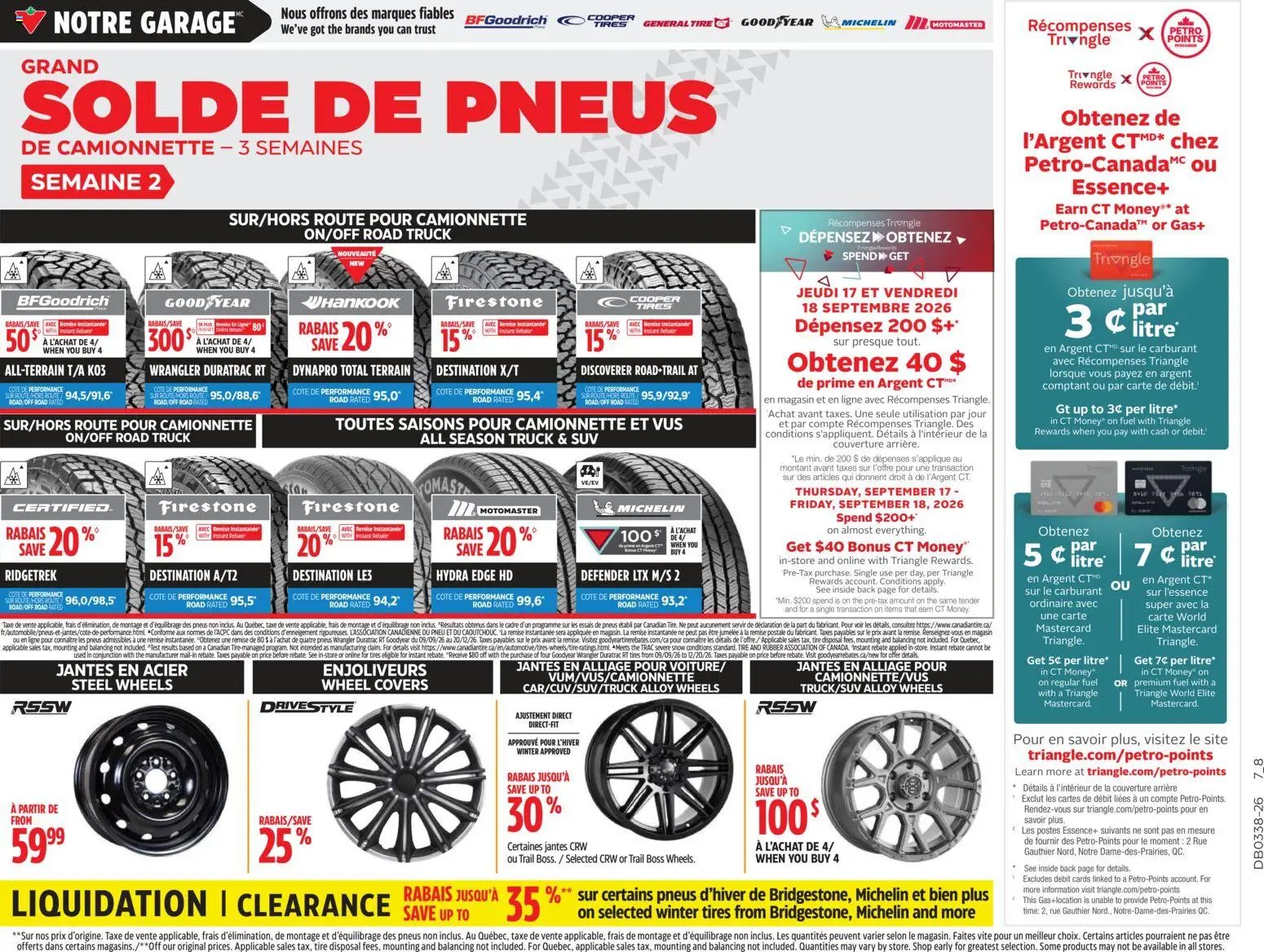 Canadian Tire circulaire