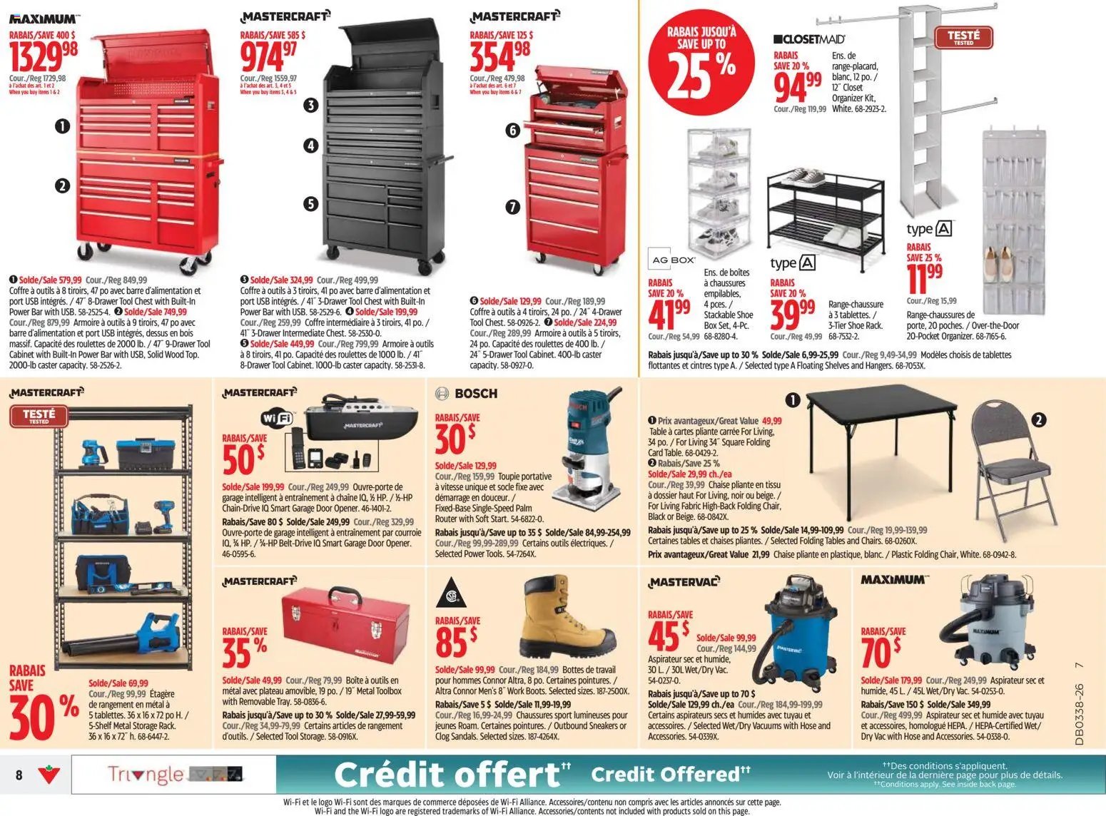 Canadian Tire circulaire