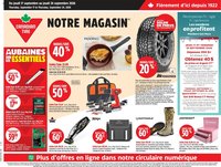 Canadian Tire circulaire