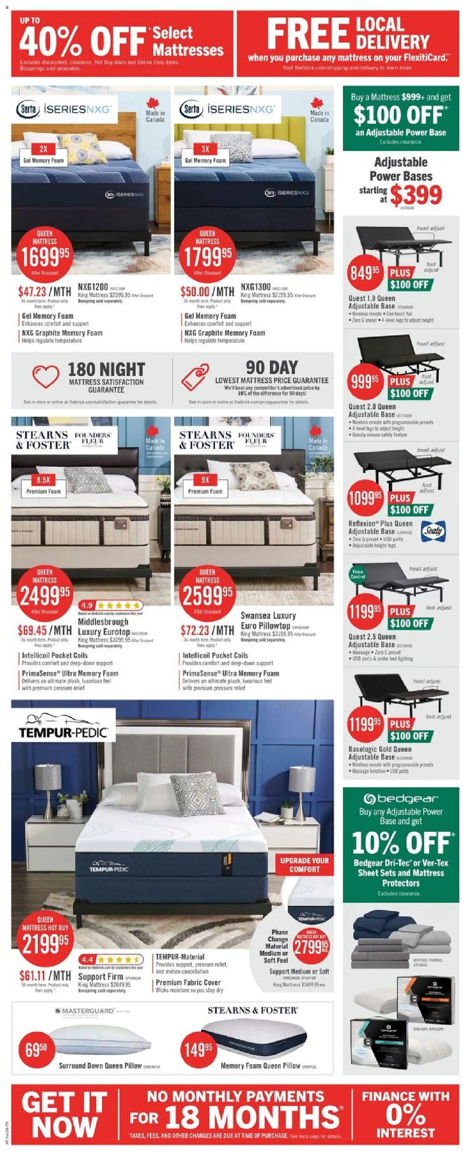 The Brick weekly flyer / circulaire